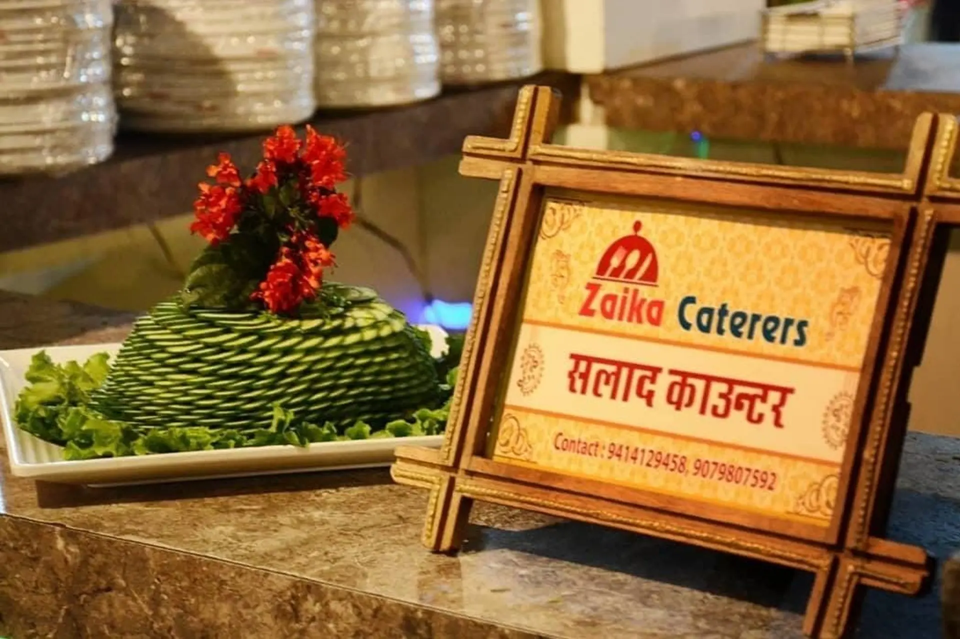 Salad Counter by Zaika Caterers