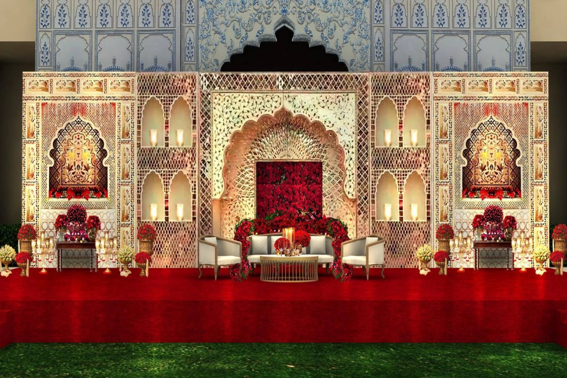 Beautiful Stage Decor by Prince Group Of Events