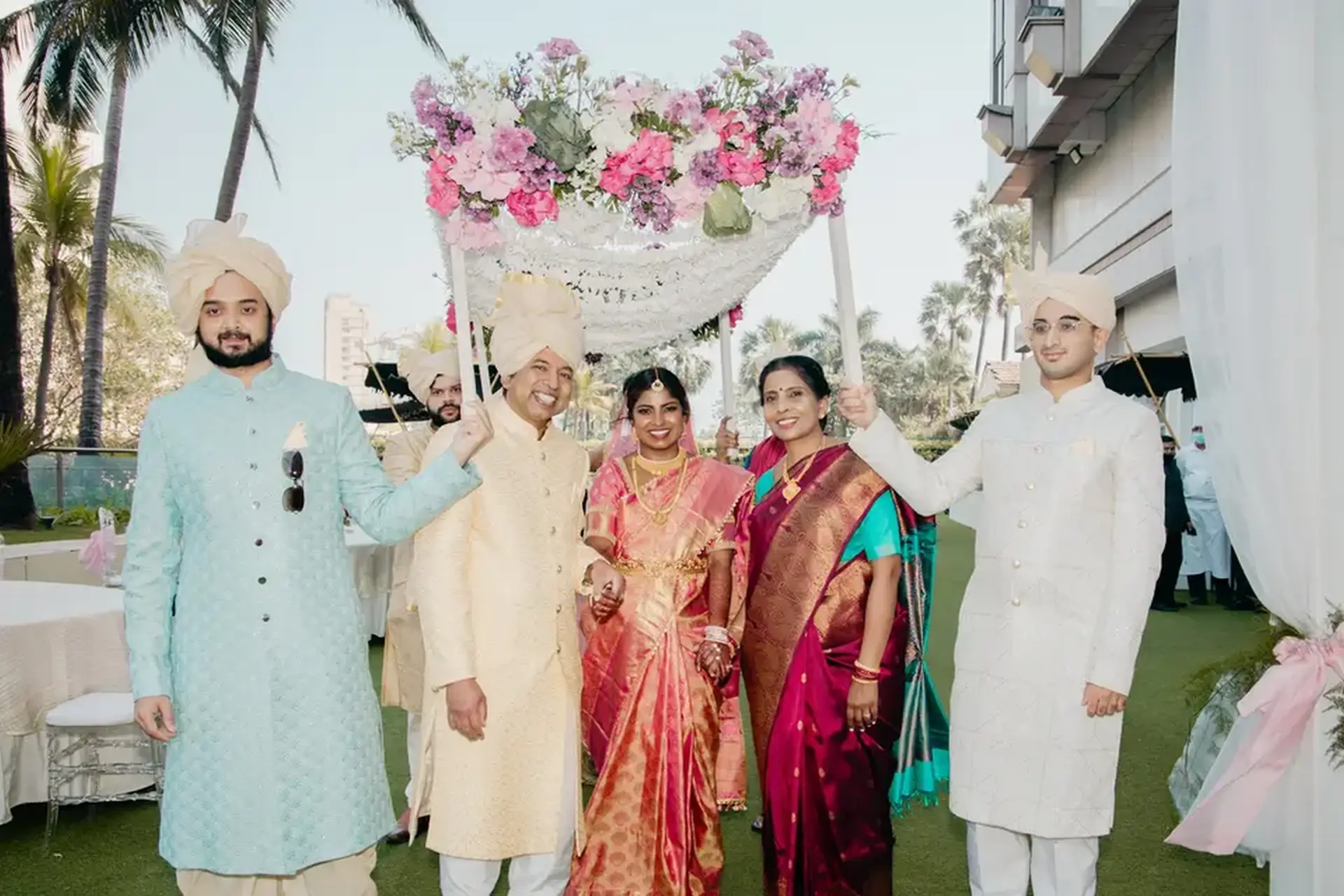 Bridal Entry with Family by Mint Events