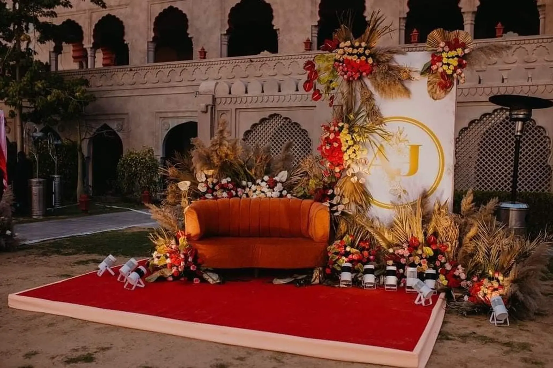 Rustic Stage Decor by 1609 Solutions