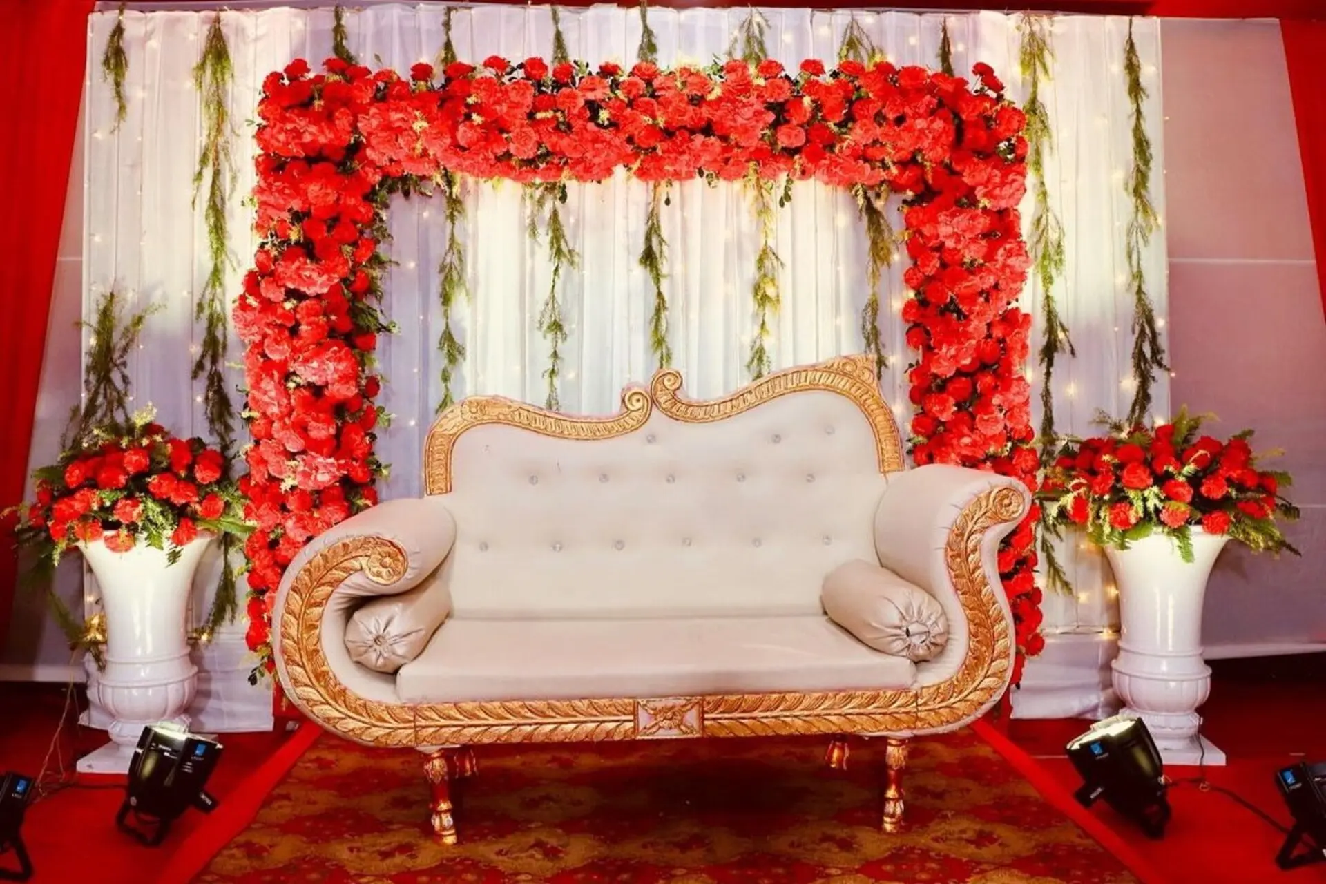 Stage Decoration by Red Roses Events