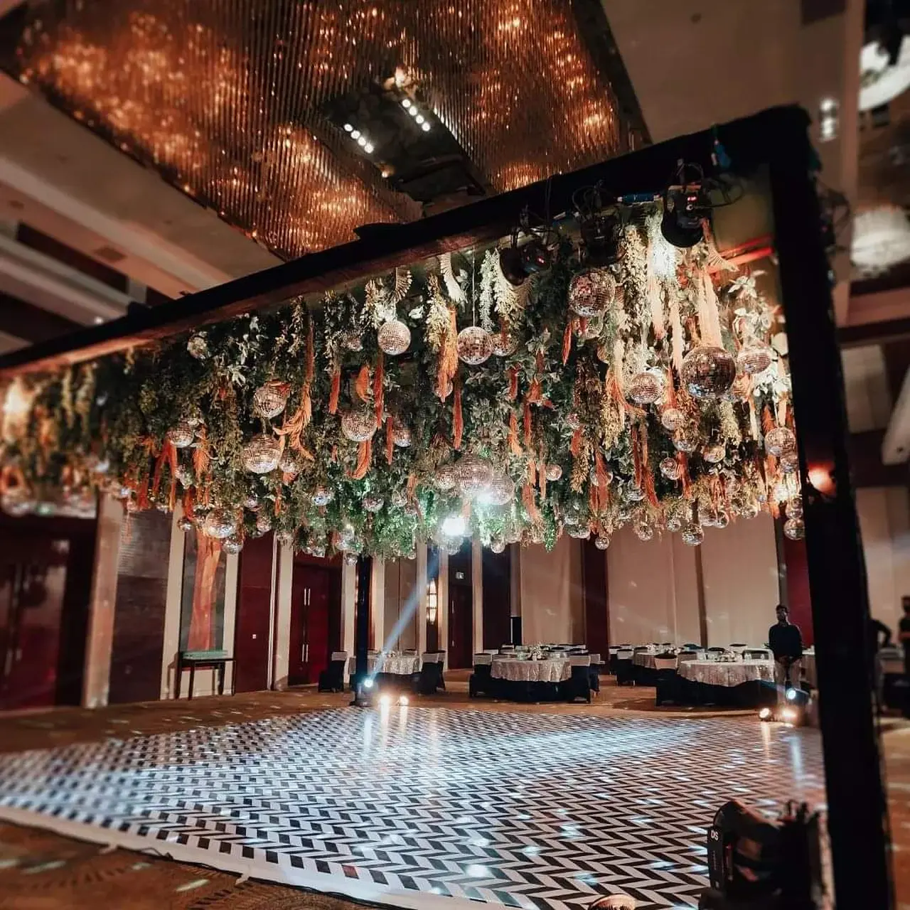 Glamorous Stage Decor by Deluxe Decorators