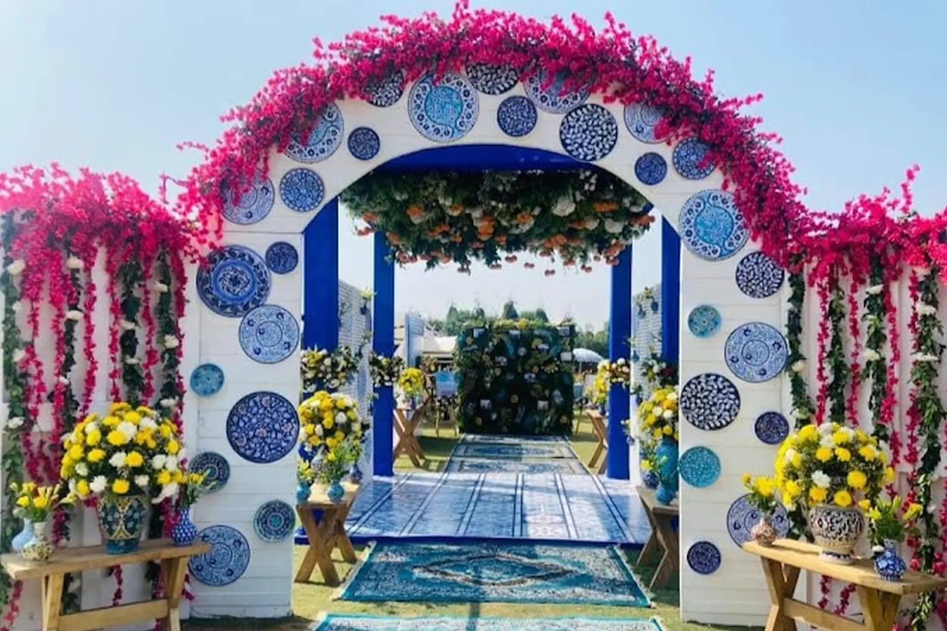 Unique Entrance Decor by Prince Group Of Events