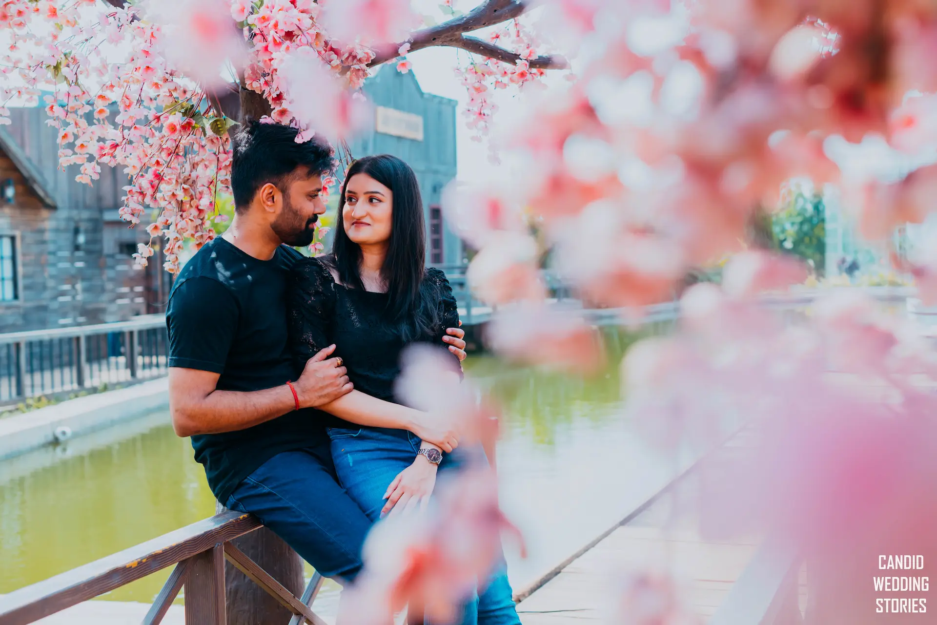 Cherry Blossoms Pre Wedding by Candid Wedding Stories