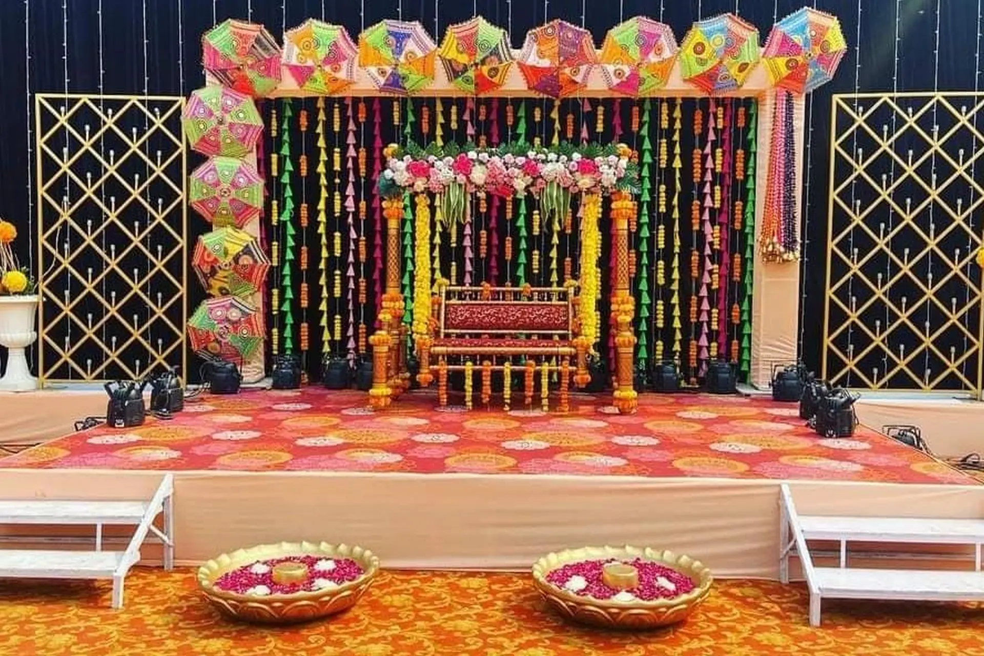 Unique Haldi / Mehendi Decor by Dreamz Event Management