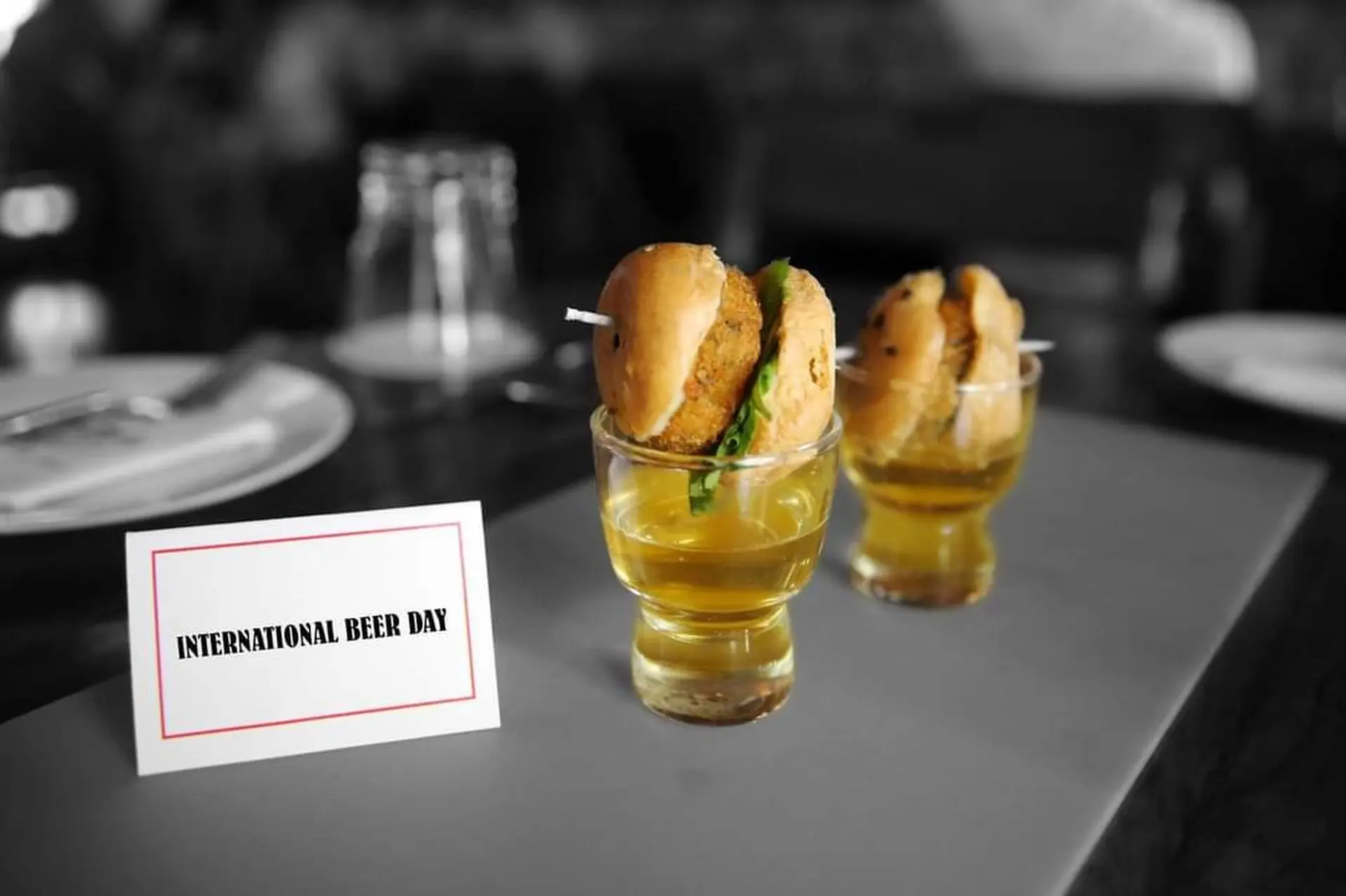 Beer & Cranberry Shots by Eat Drink Design