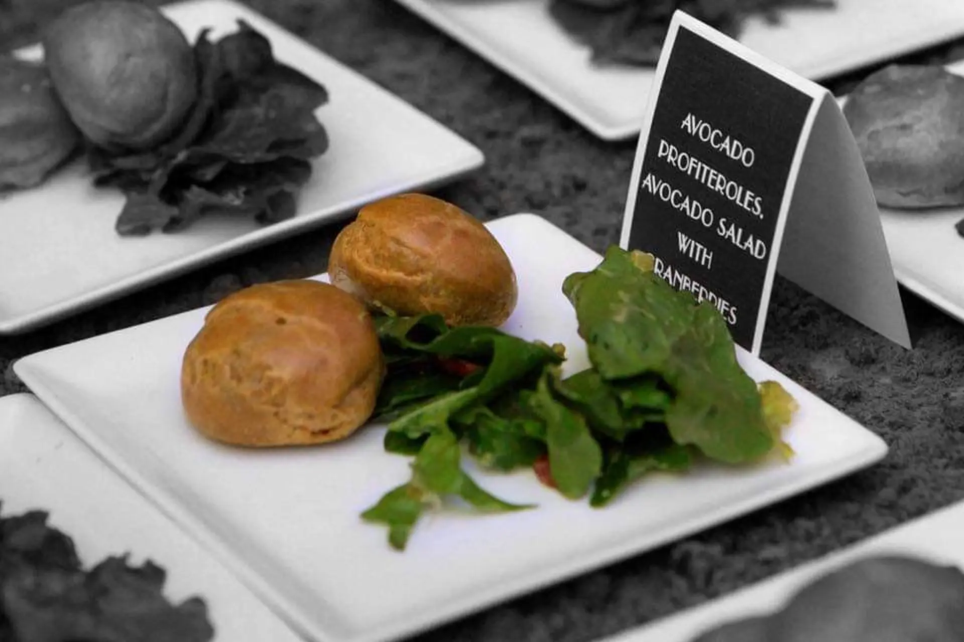 Avocado Sala with Cranberries by Eat Drink Design