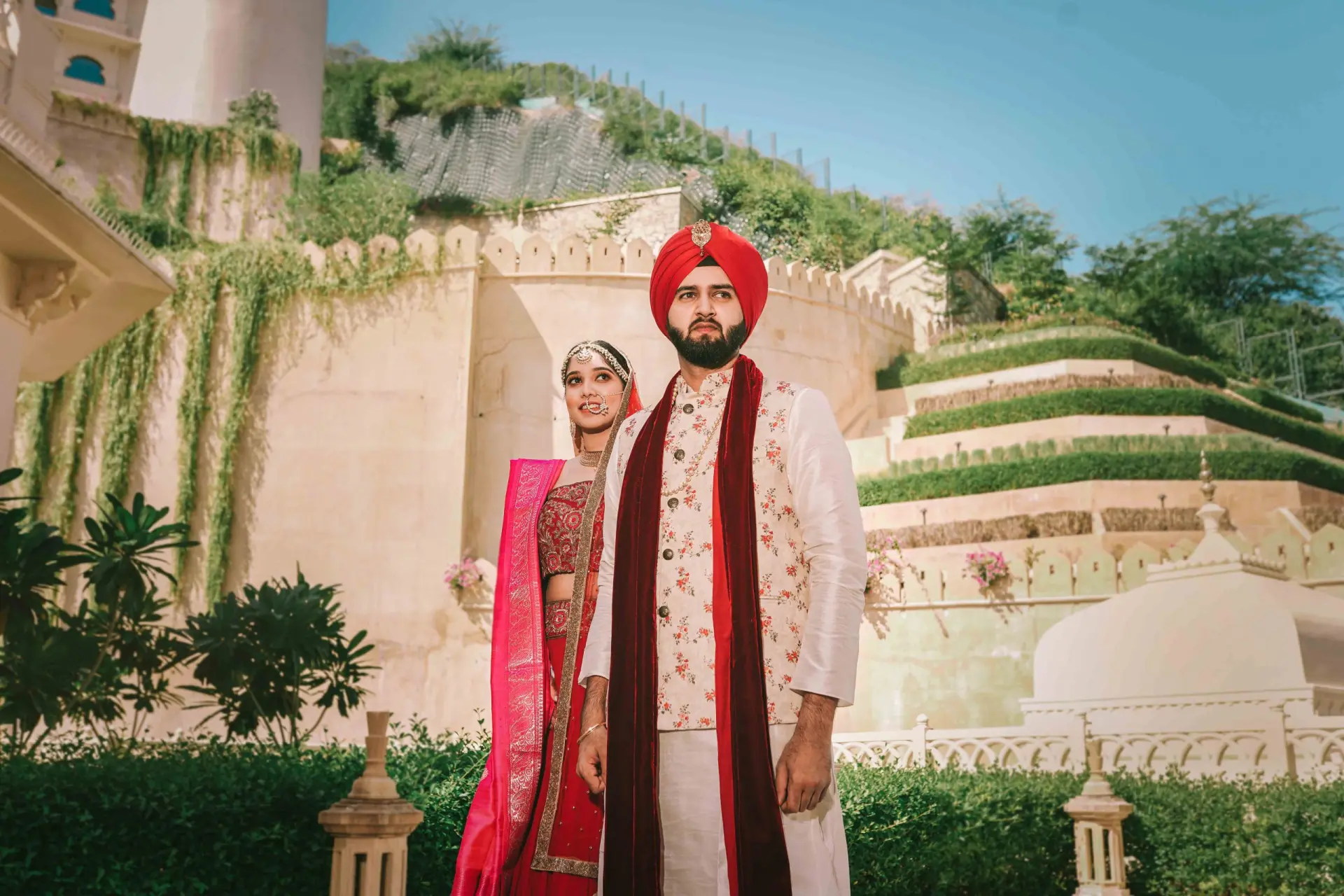 Punjabi Couple Wedding Shoot by The Wedding Capture Studio