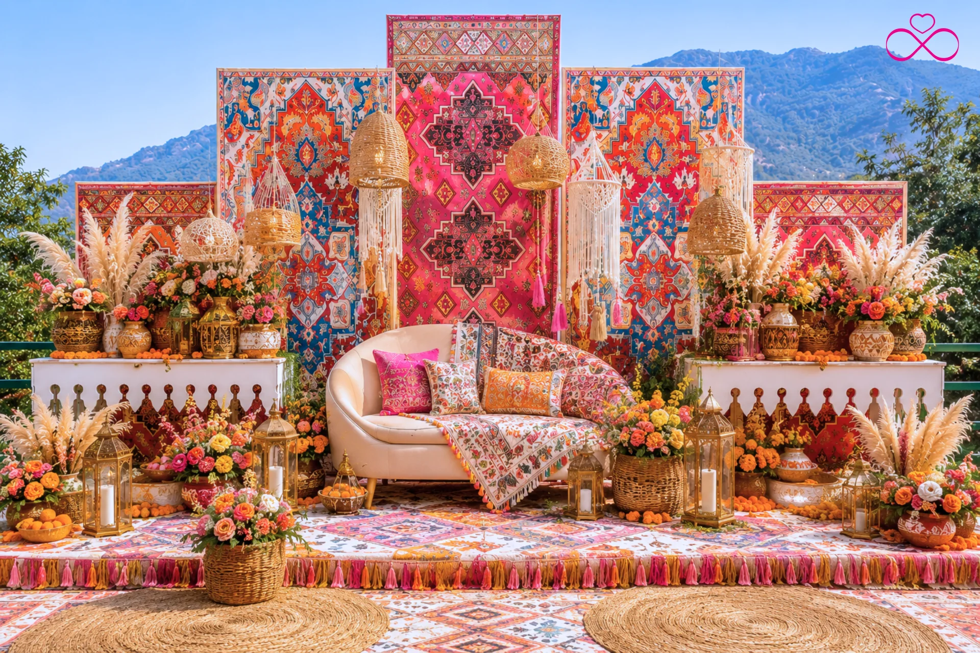 boho royal fusion Maayra decor theme macrame rattan 2026