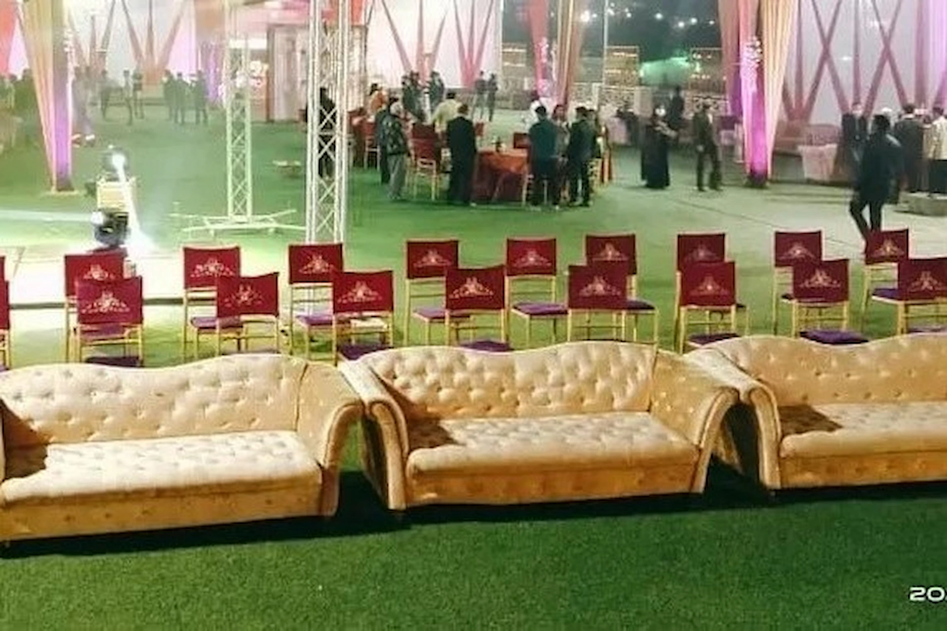 Wedding Hall Decor by FLAMBE Events & Hospitality