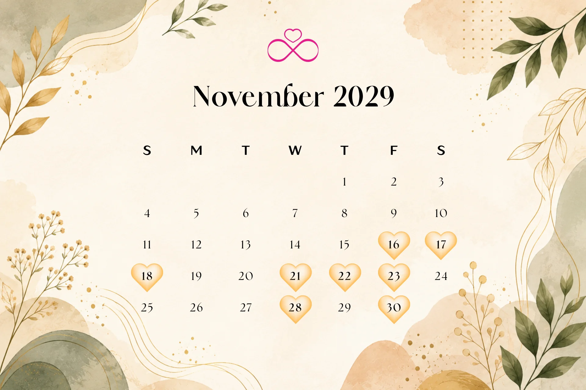November 2029 shubh vivah muhurat auspicious wedding dates India winter season Rohini Nakshatra