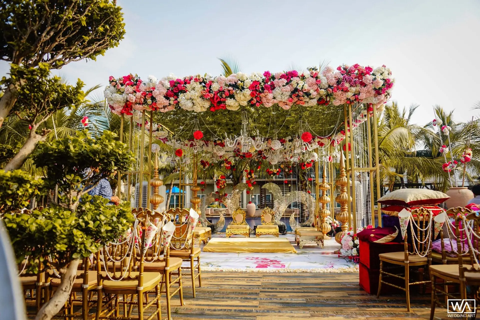 Entrance Setup planned by The WeddingWale