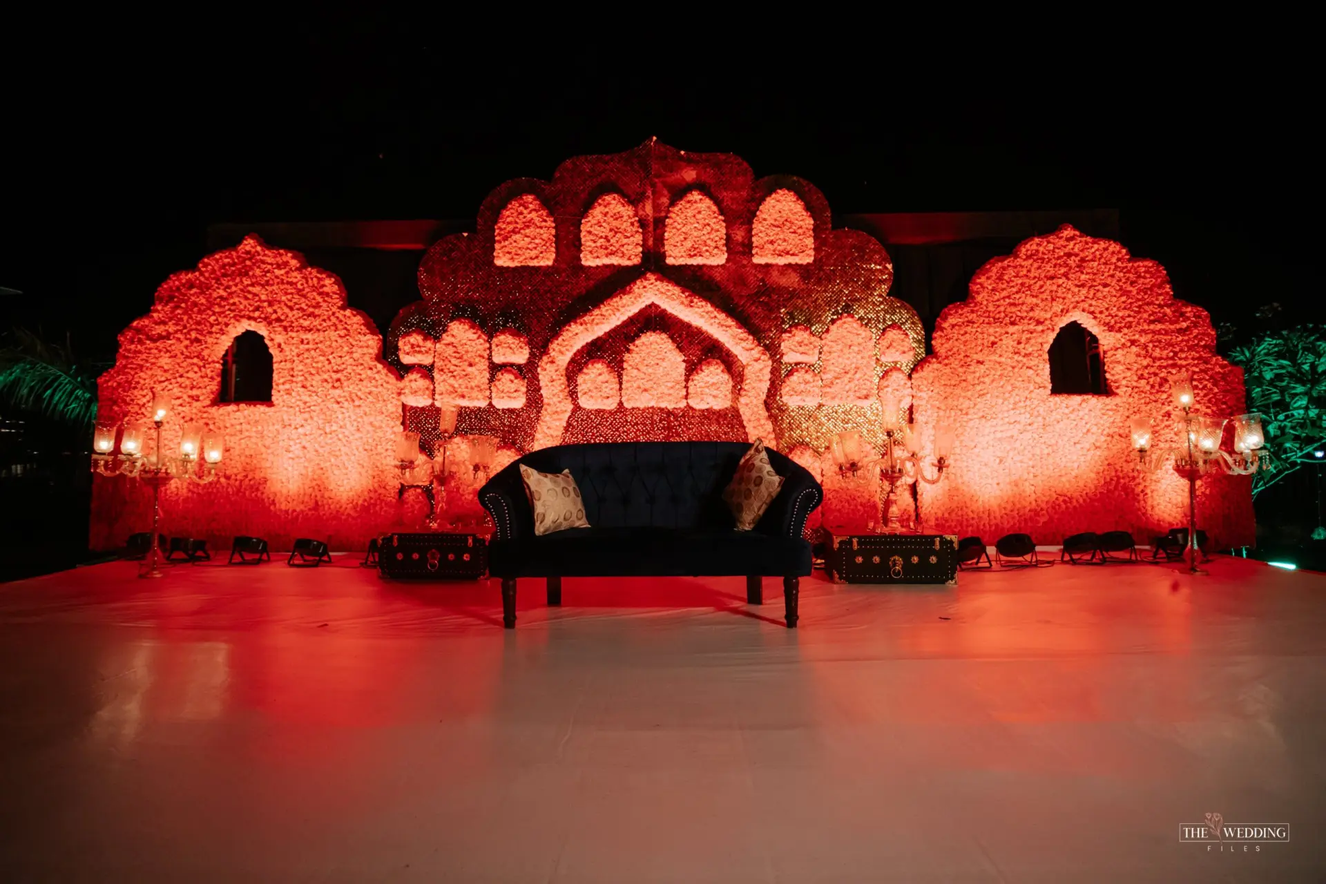 Royal Stage decor by 7 Grace Eventz