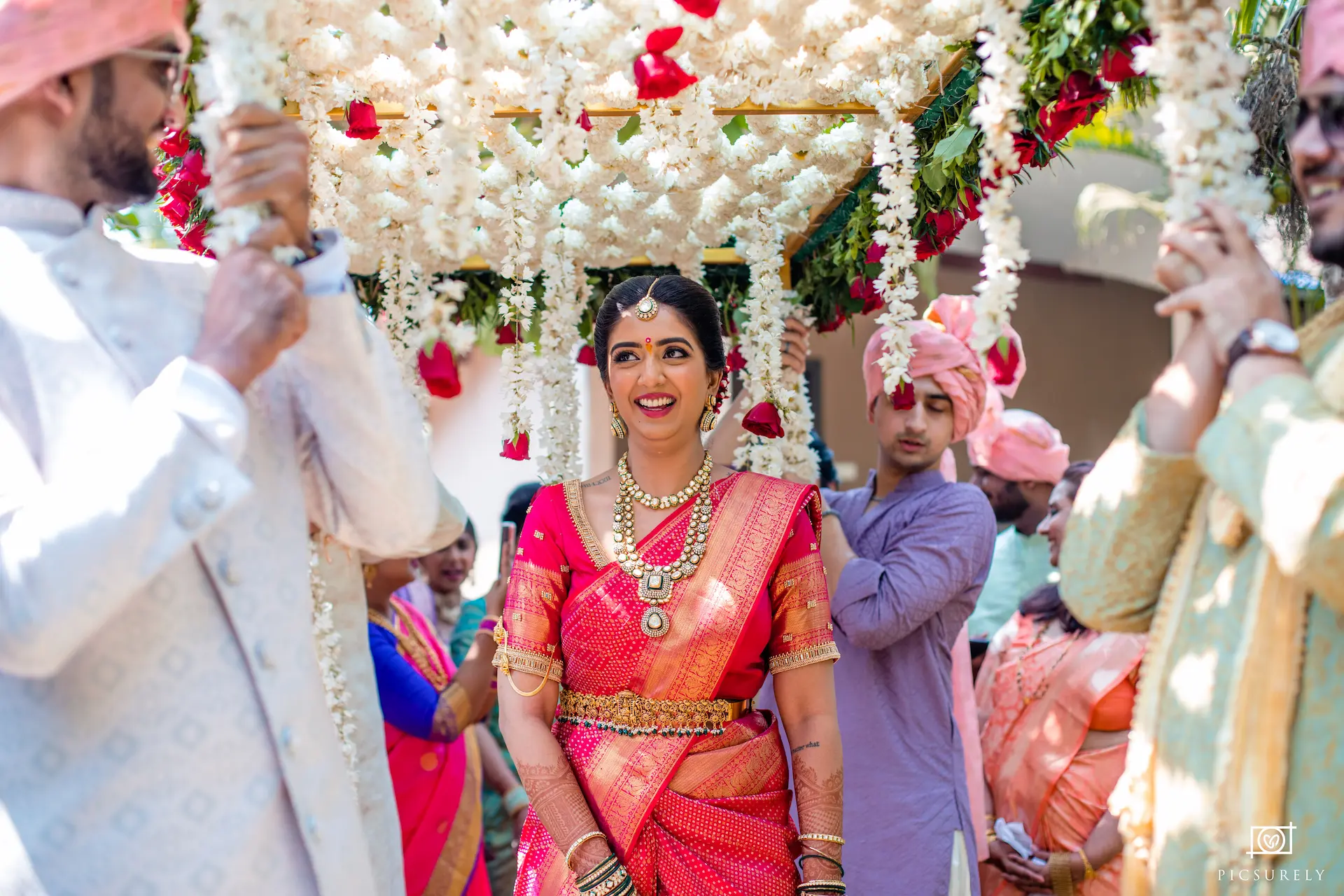 Picsurely Studio  Bride entry photography