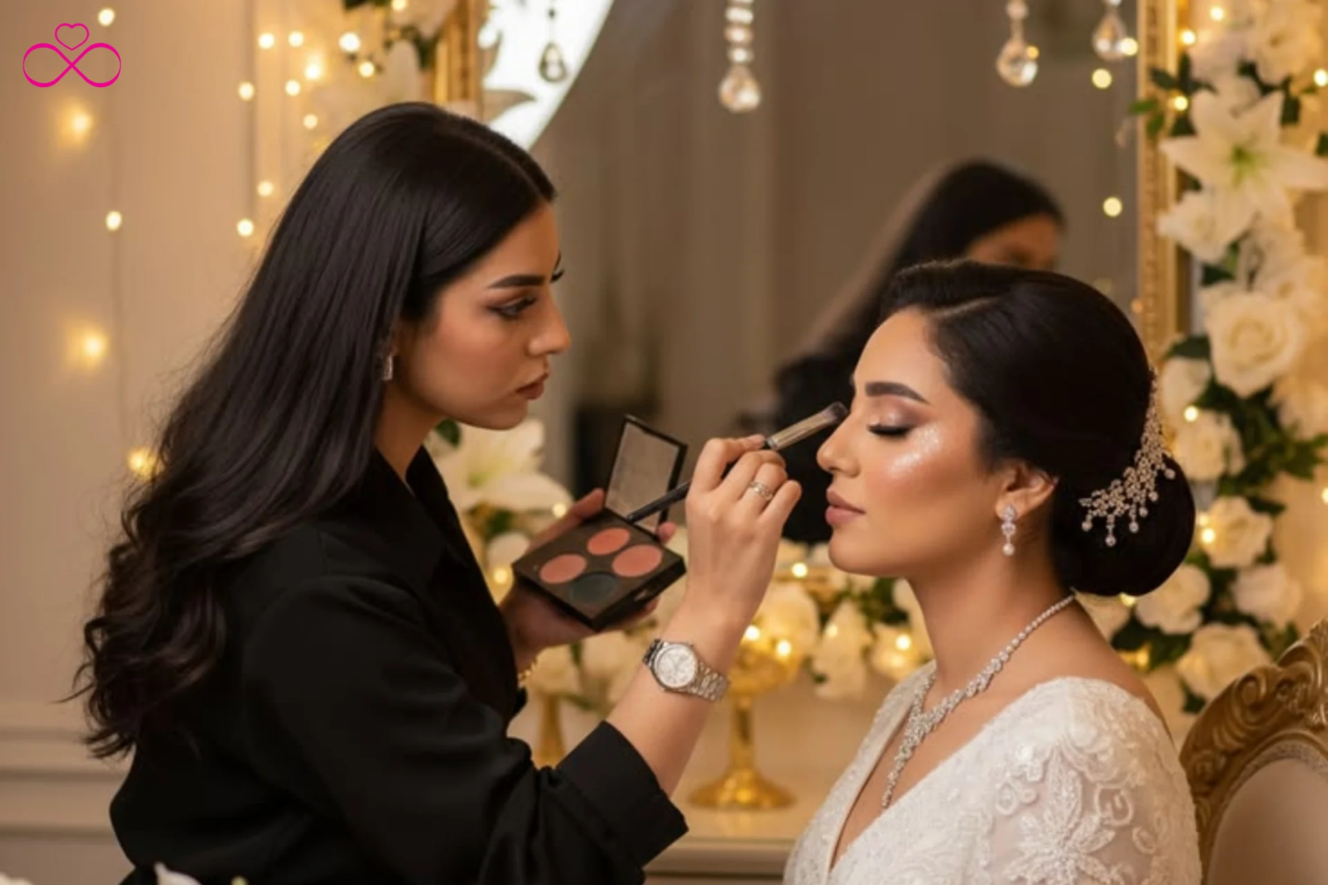 Bridal makeup artist logistics getting ready space timing team India wedding 2026