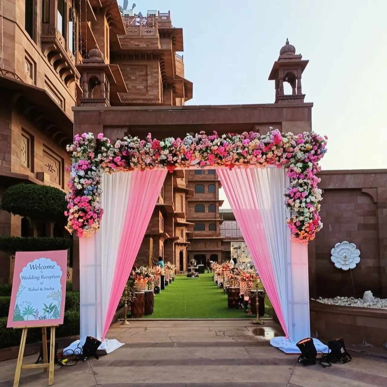 Entrance Decor by Nostalgia Events