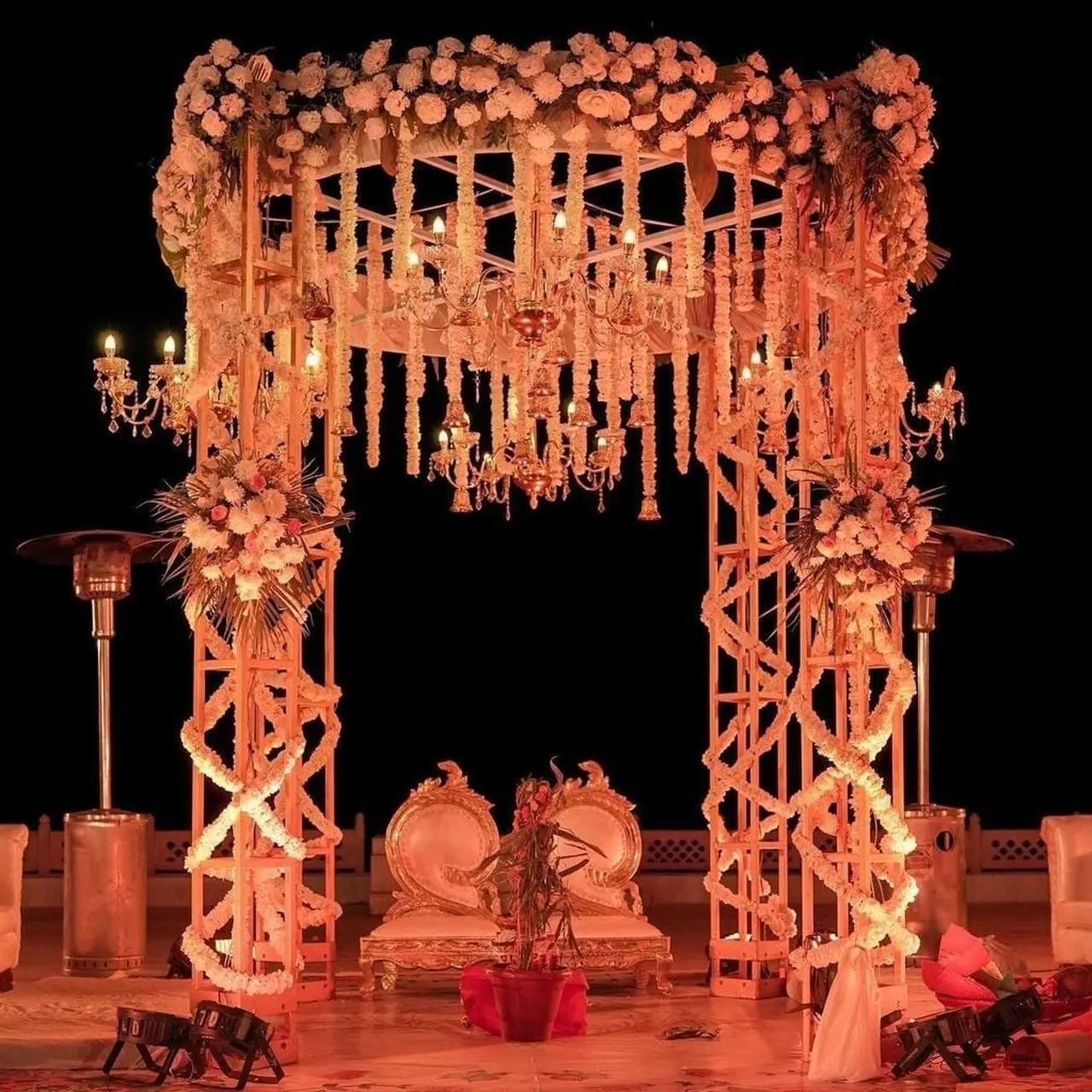 Royal Princess Vidhi Mandap Decor by Evening Unfolds Events
