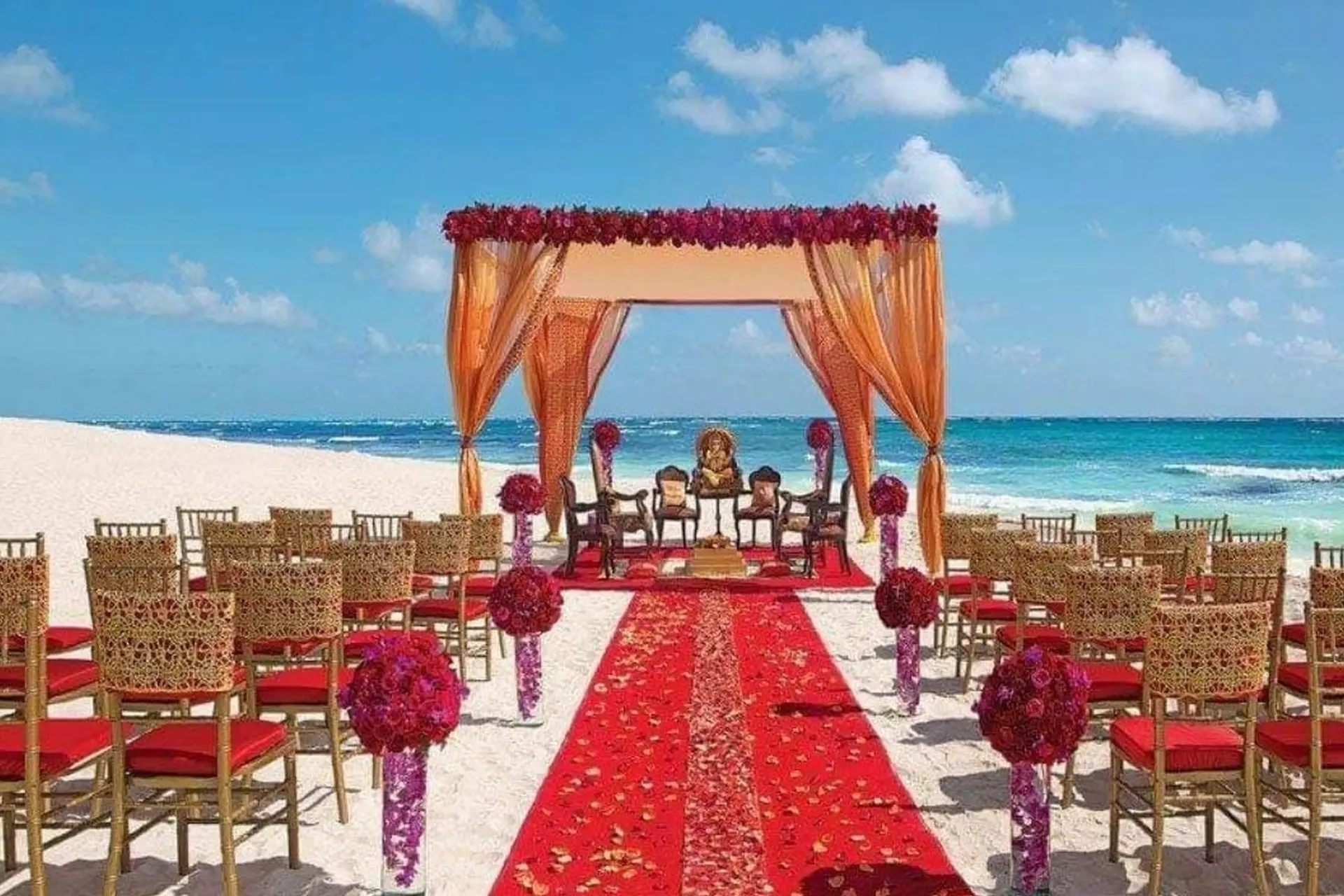 Beach Wedding Decor by Wed Me Perfect