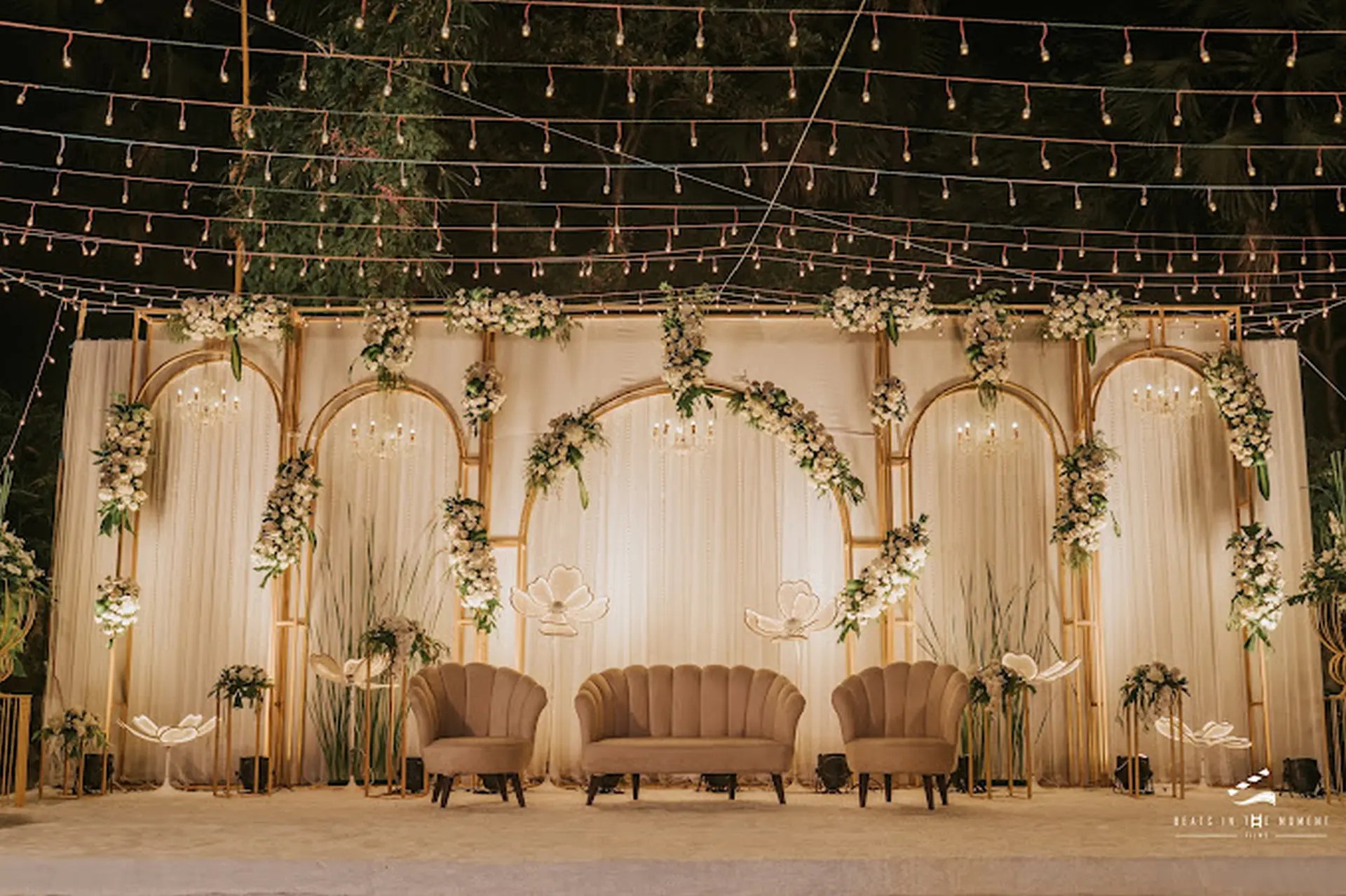 Reception Stage Decor by Mumbaikar Decor