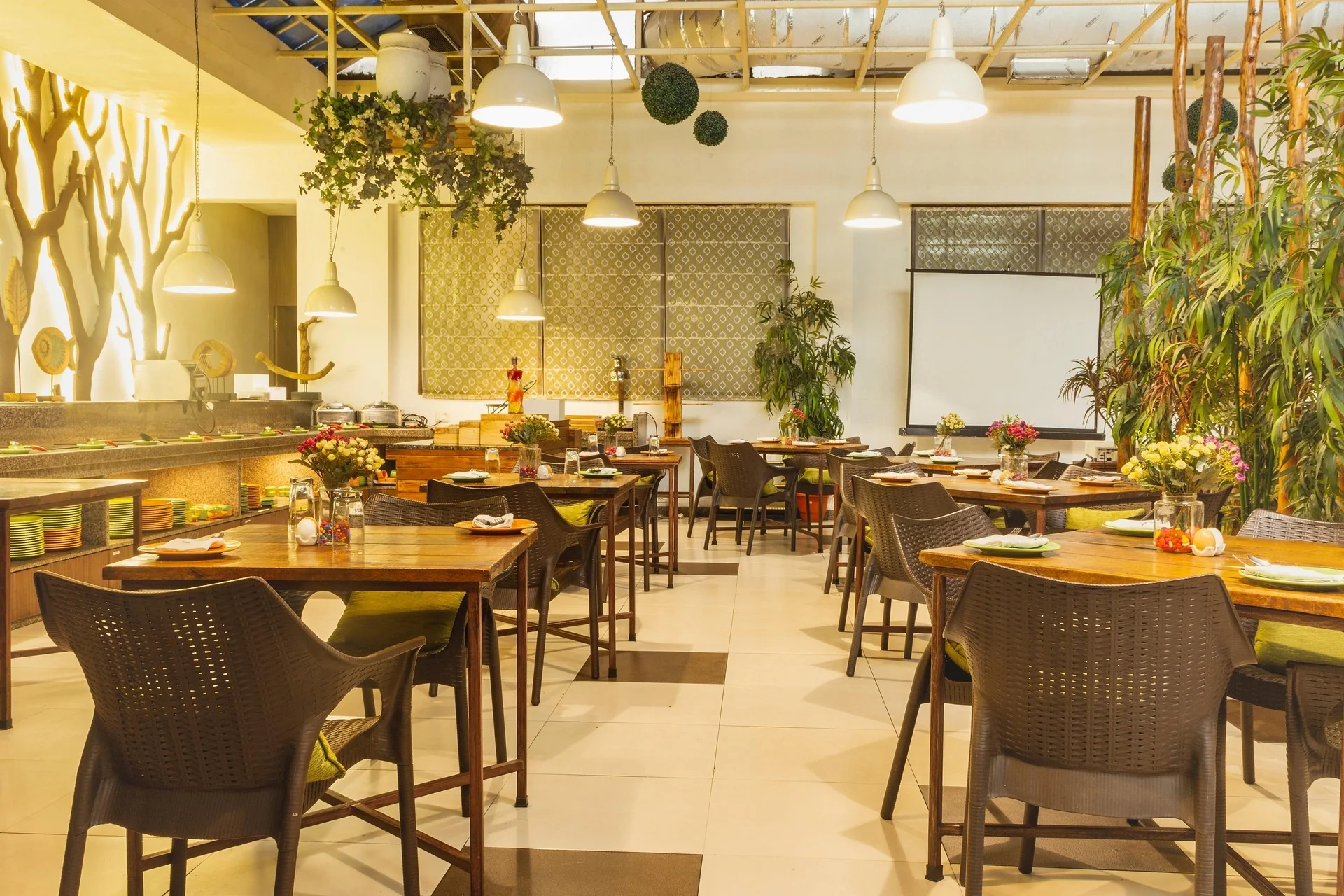 Restaurant Area of Hotel Centre Point