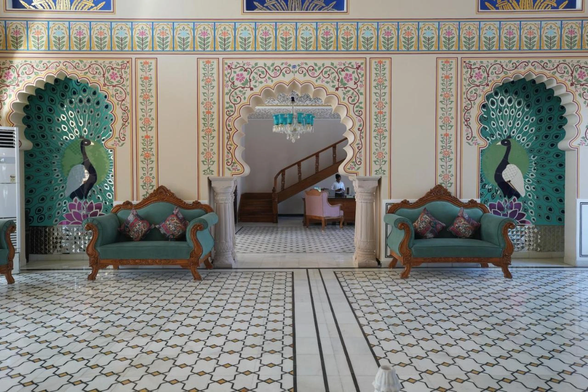 Interior of Kesarbagh Palace