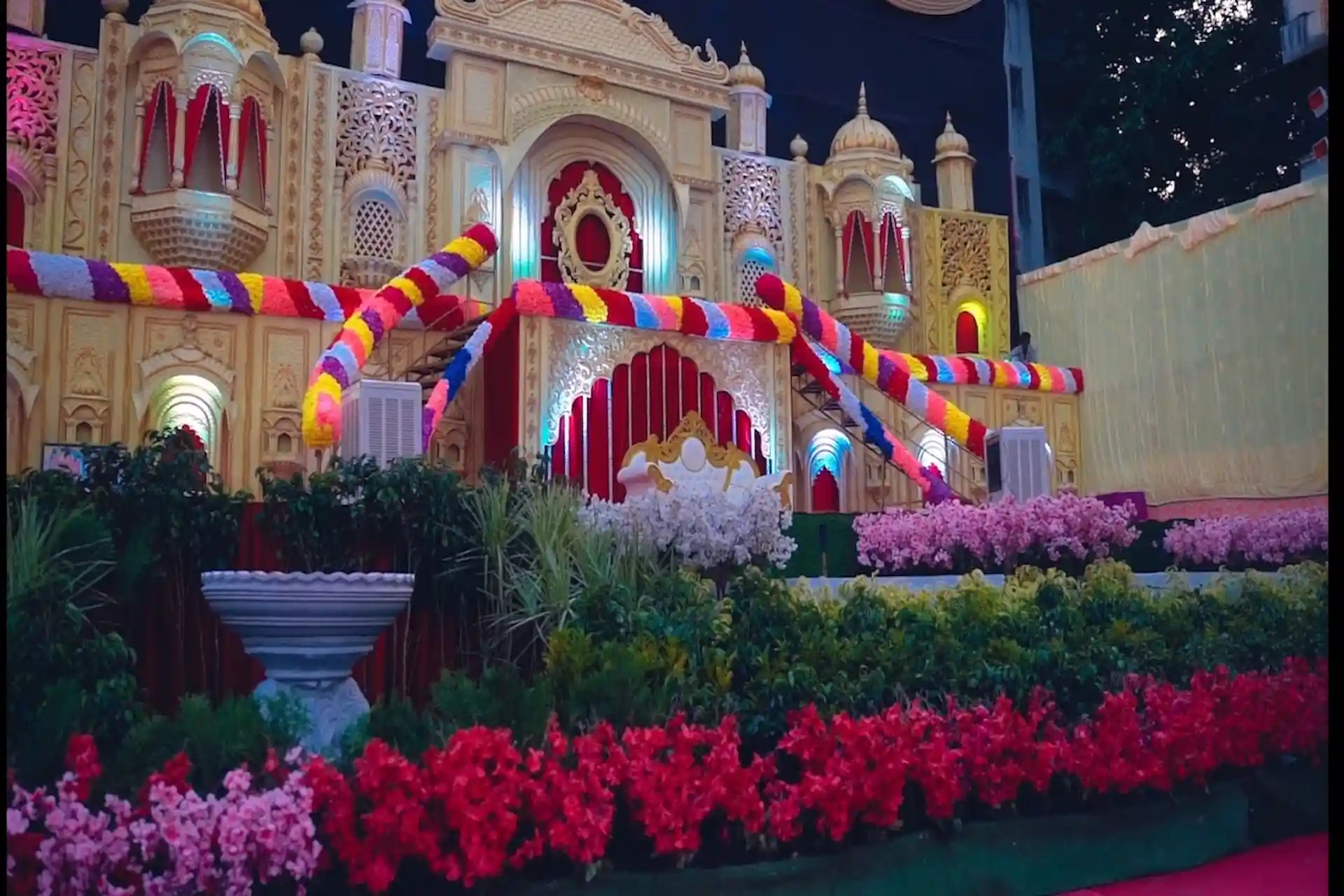 Dayanand Lawn  Stage Area