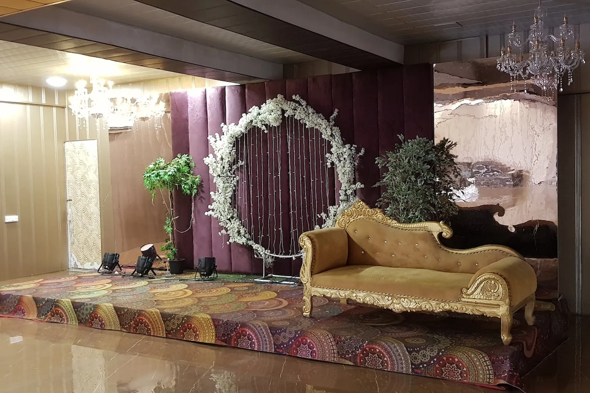 Stage Area of Zaifas Banquet