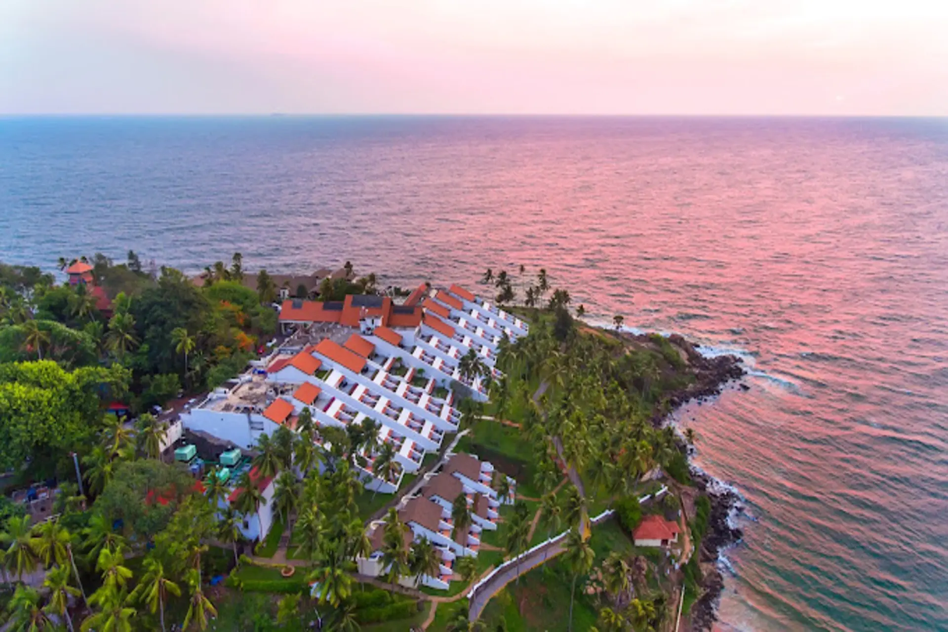 Aerila View of The Leela Kovalam