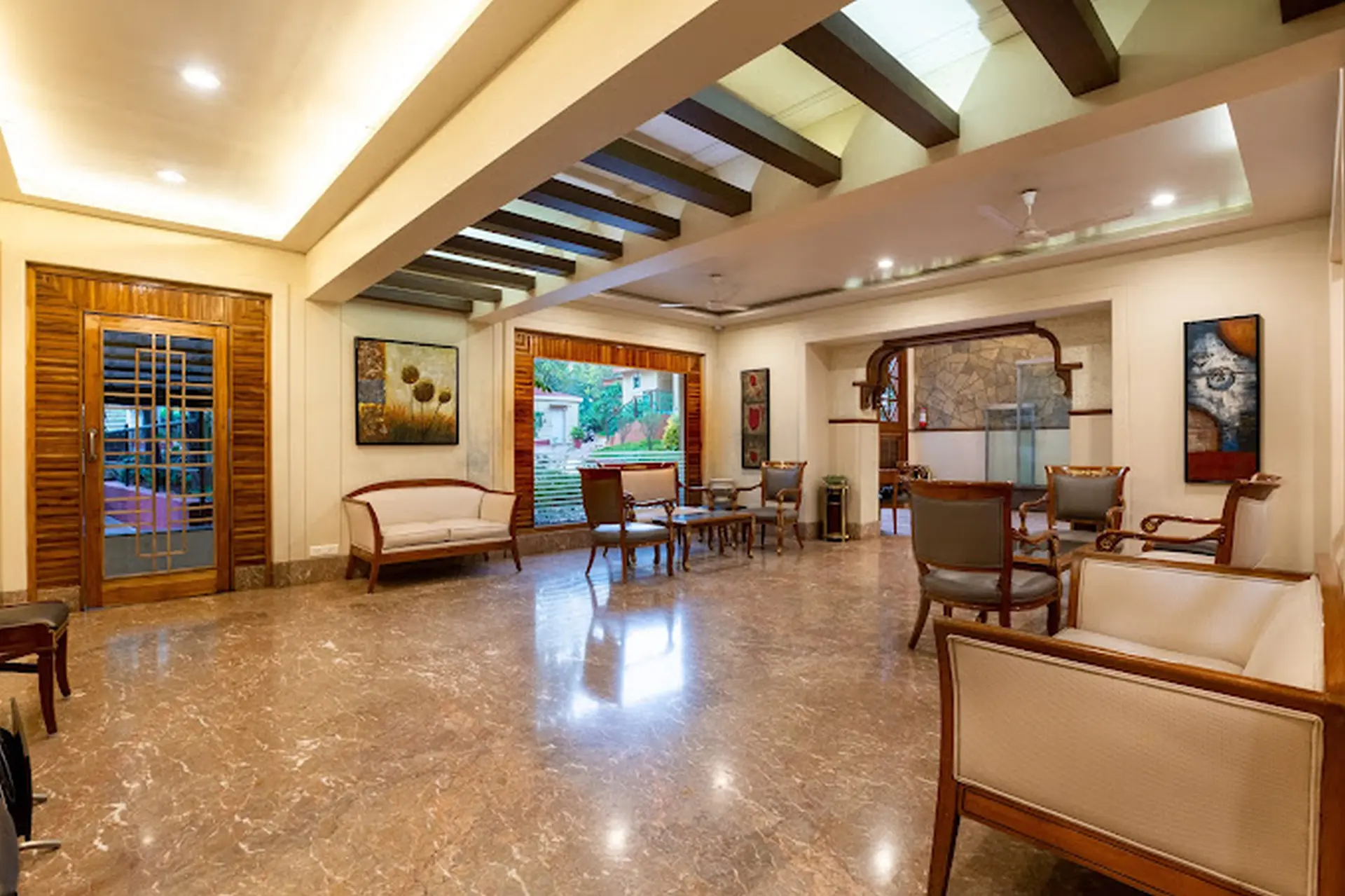 Lobby Area of Zara's Resort