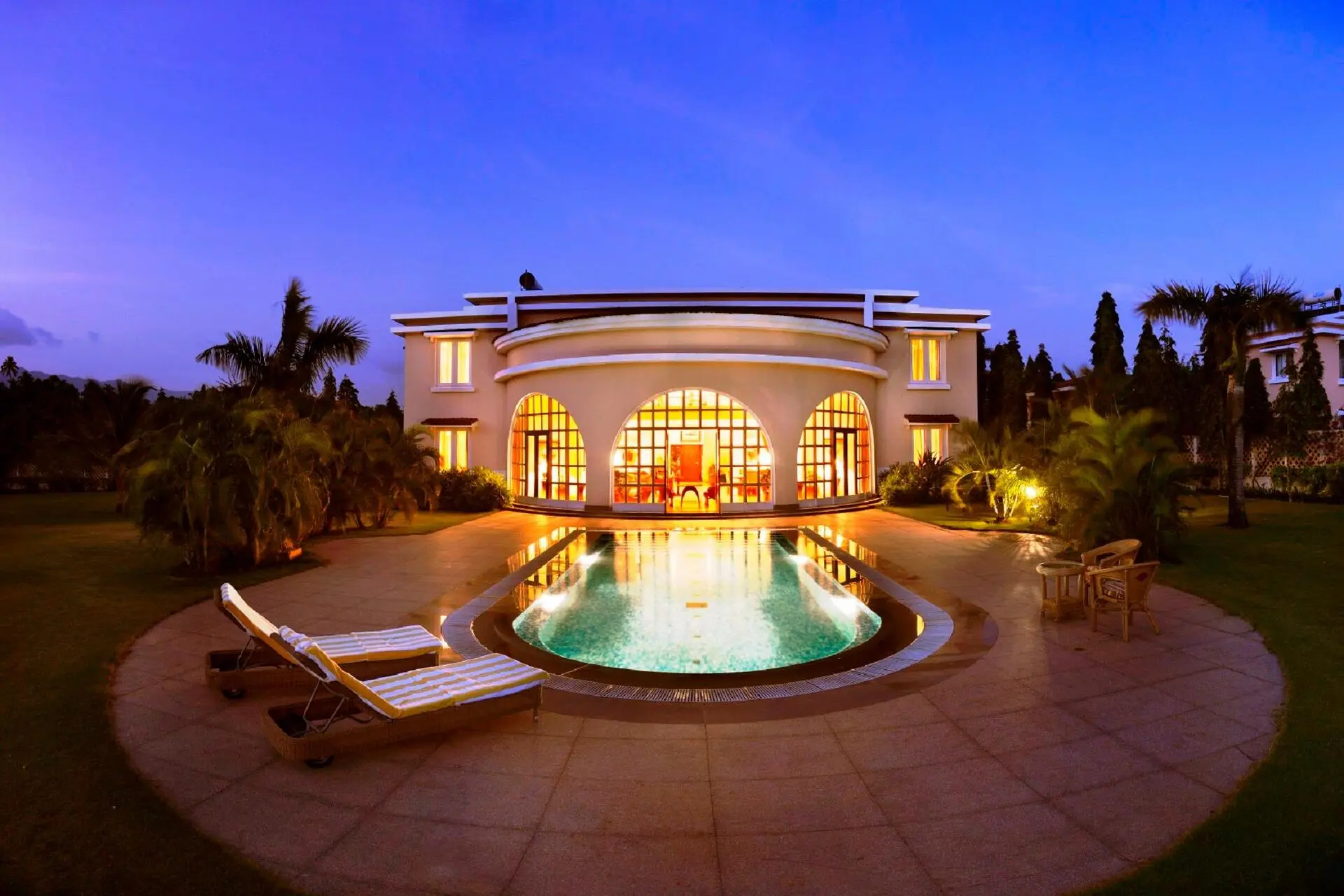 Front View of The LaLiT Golf & Spa Resort