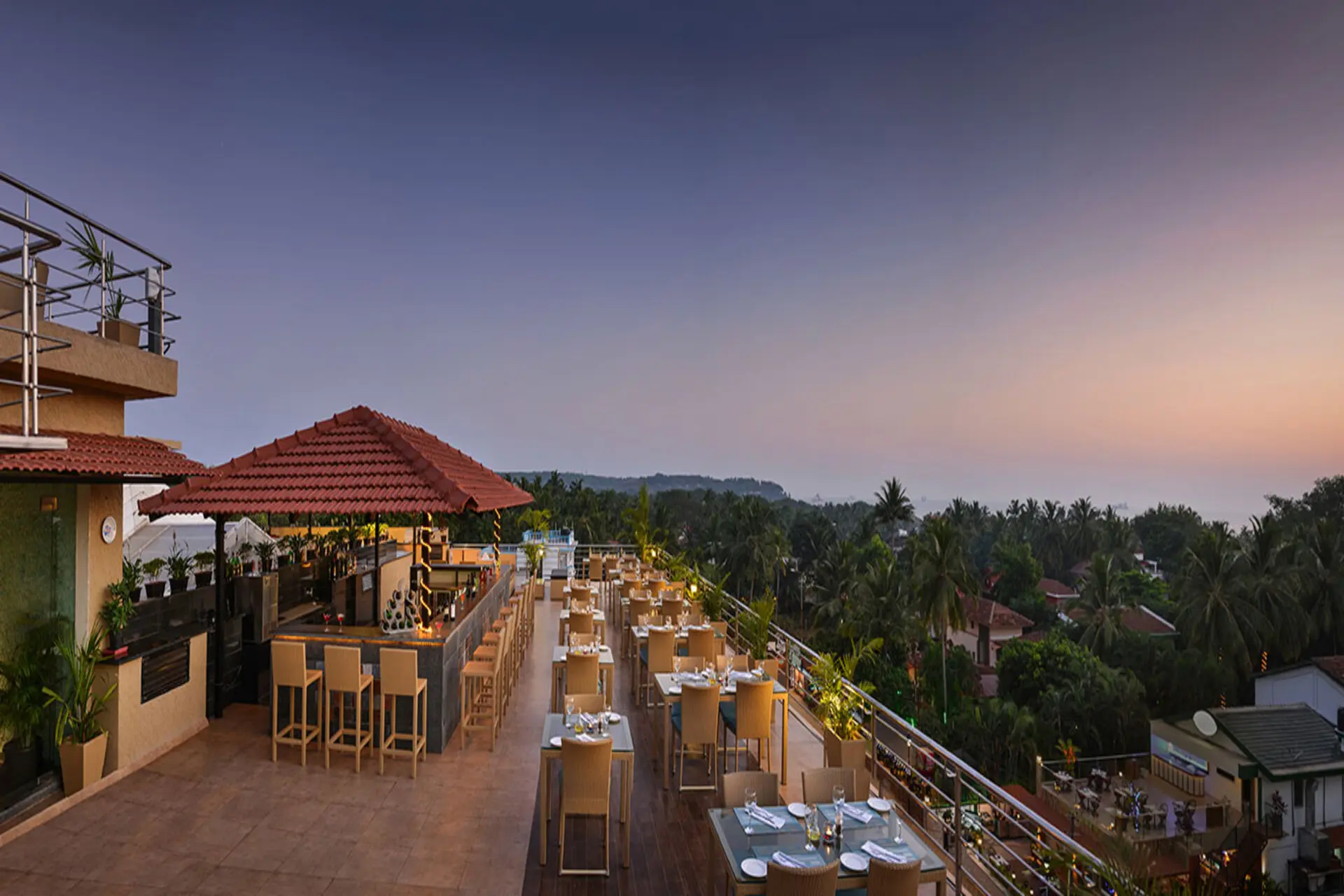 Rooftop Bar & Restaurant of The Acacia Hotel and Spa