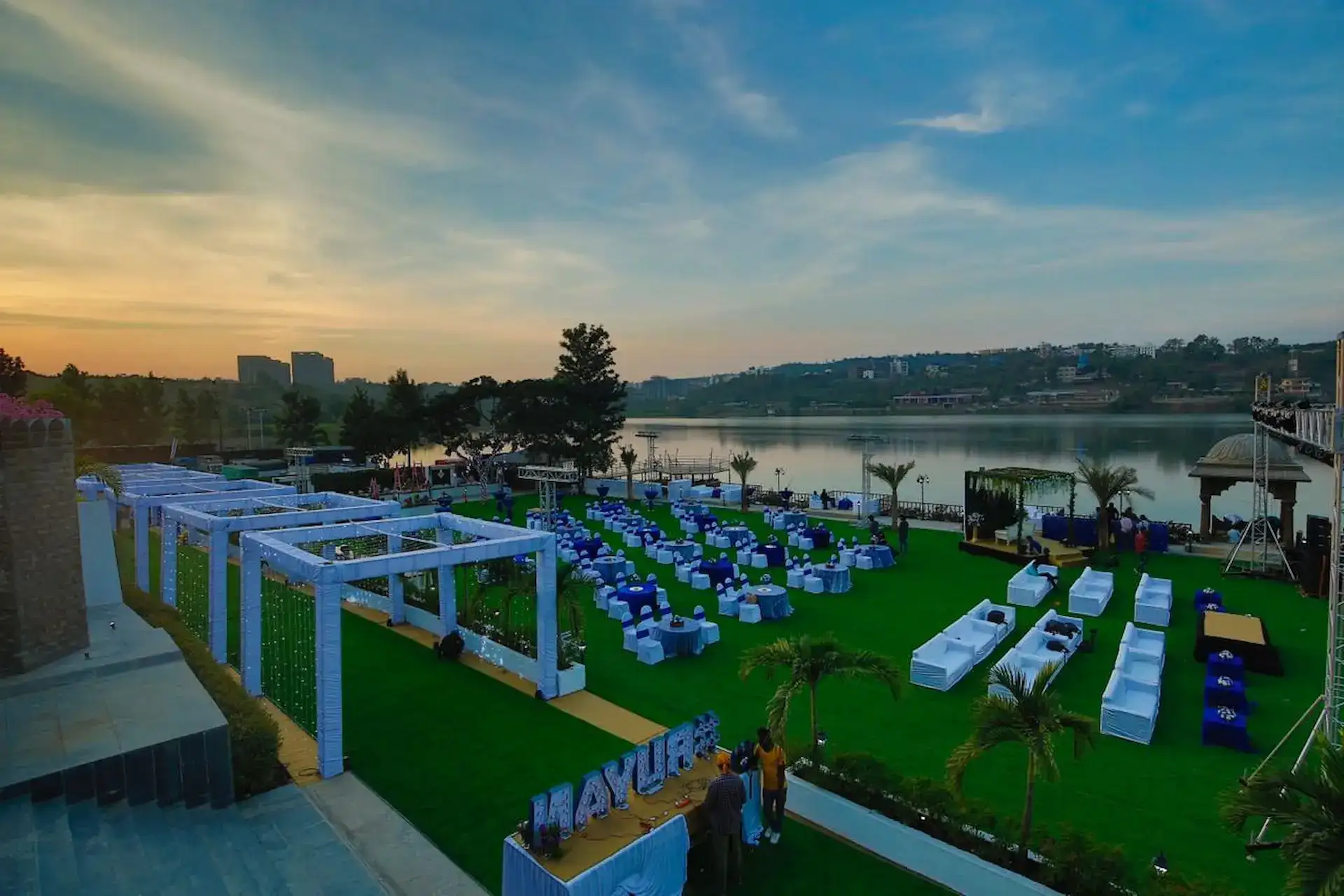 The Royal Lake Banquets and Resort Destination Wedding