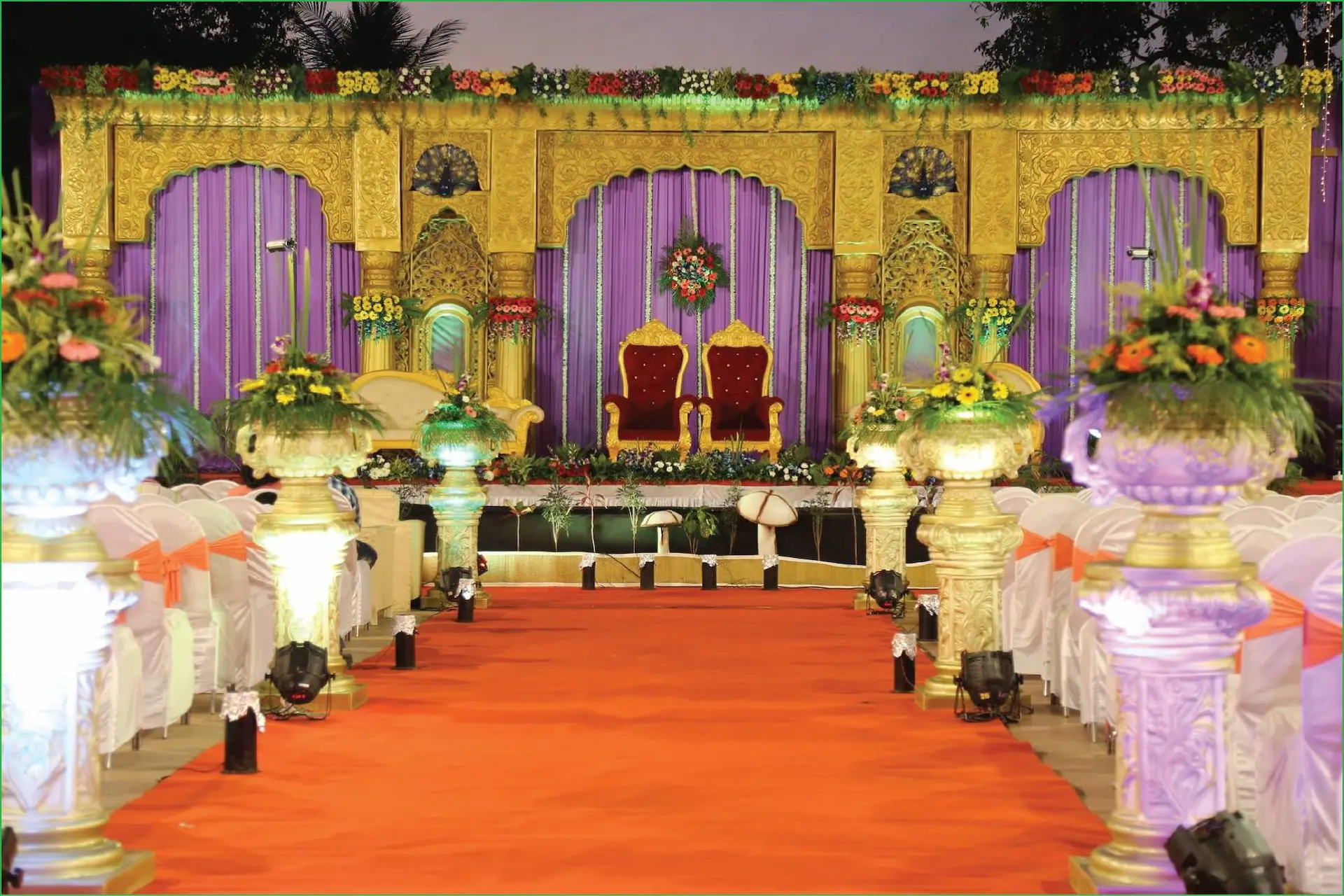 Velvet Garden and Lawn Stage area