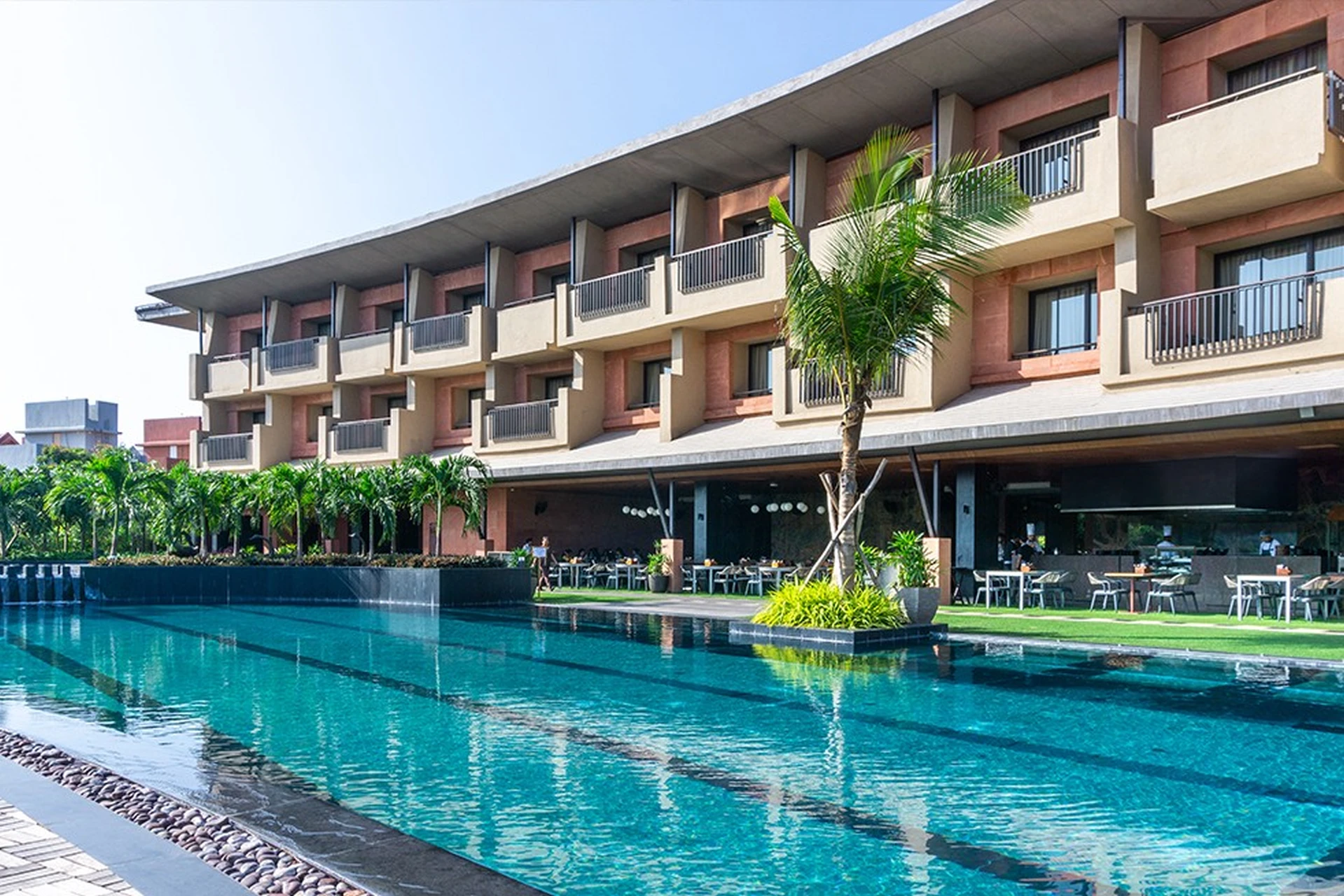 Poolside of Avadh Utopia Vapi