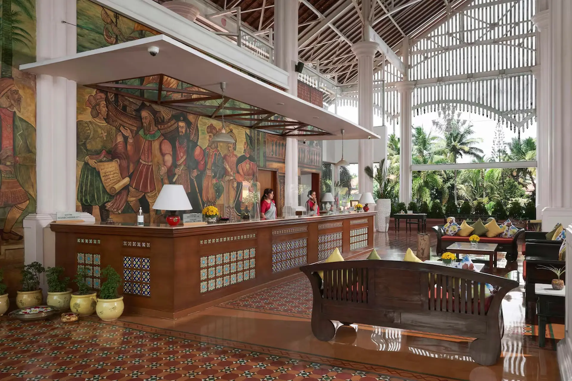 Reception of Radisson Blu Resort