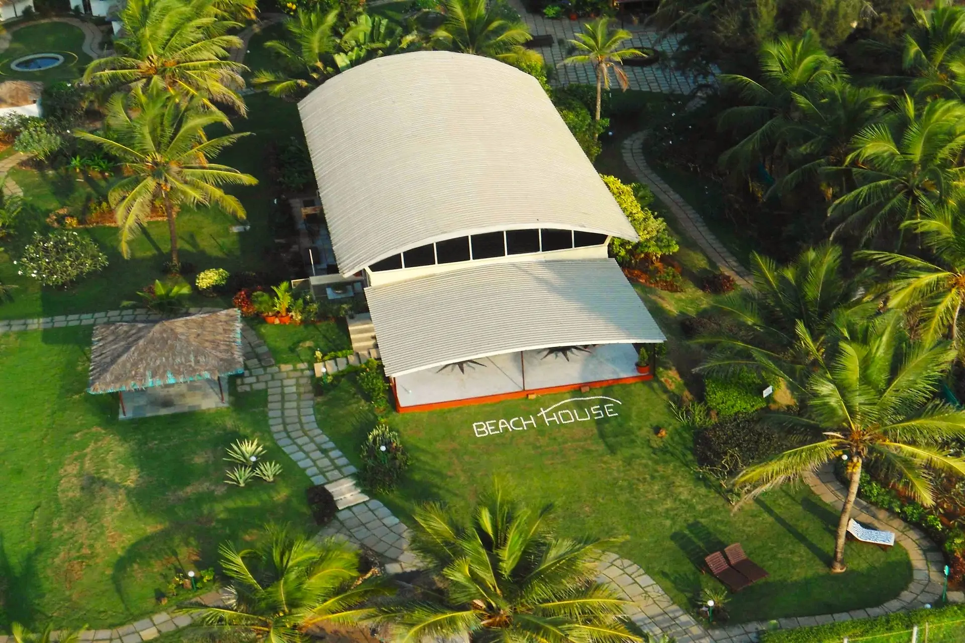 The Beach House Aerial View