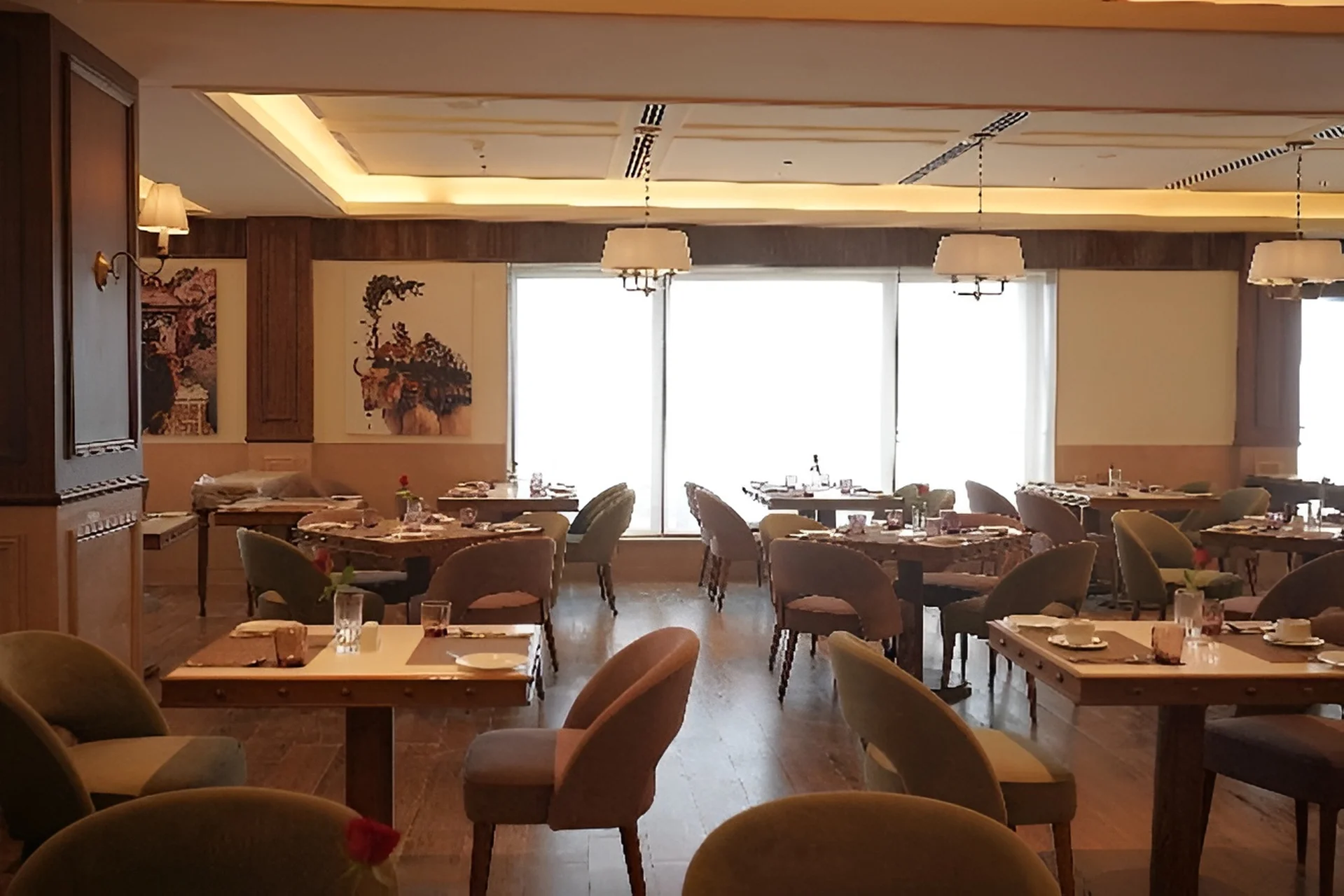 Aurika Naldehra Shimla Mirasa restaurant and Ariva bar wedding dining Himachal Pradesh