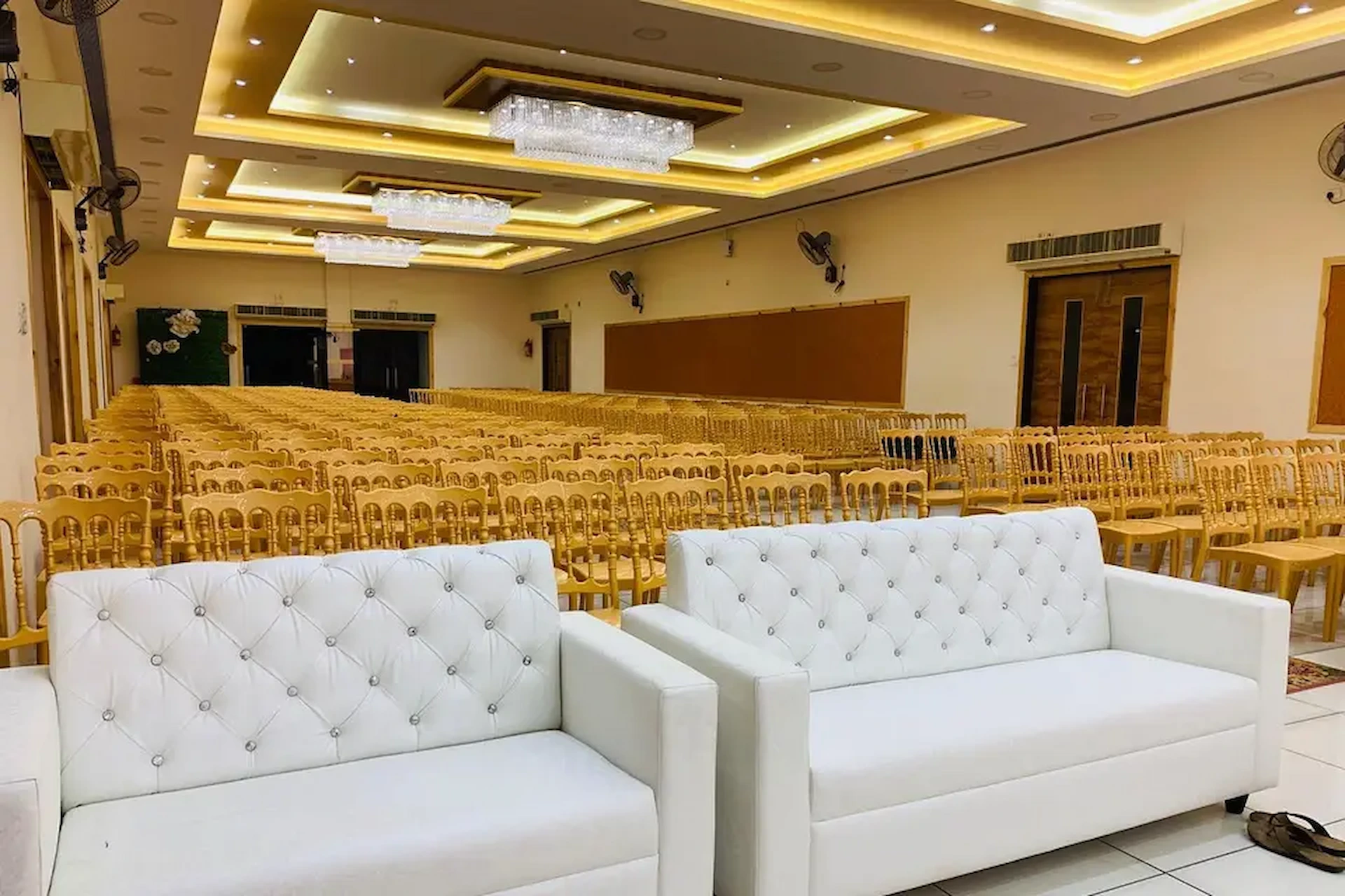 Wedding Hall Decor of Bhagwati Banquet