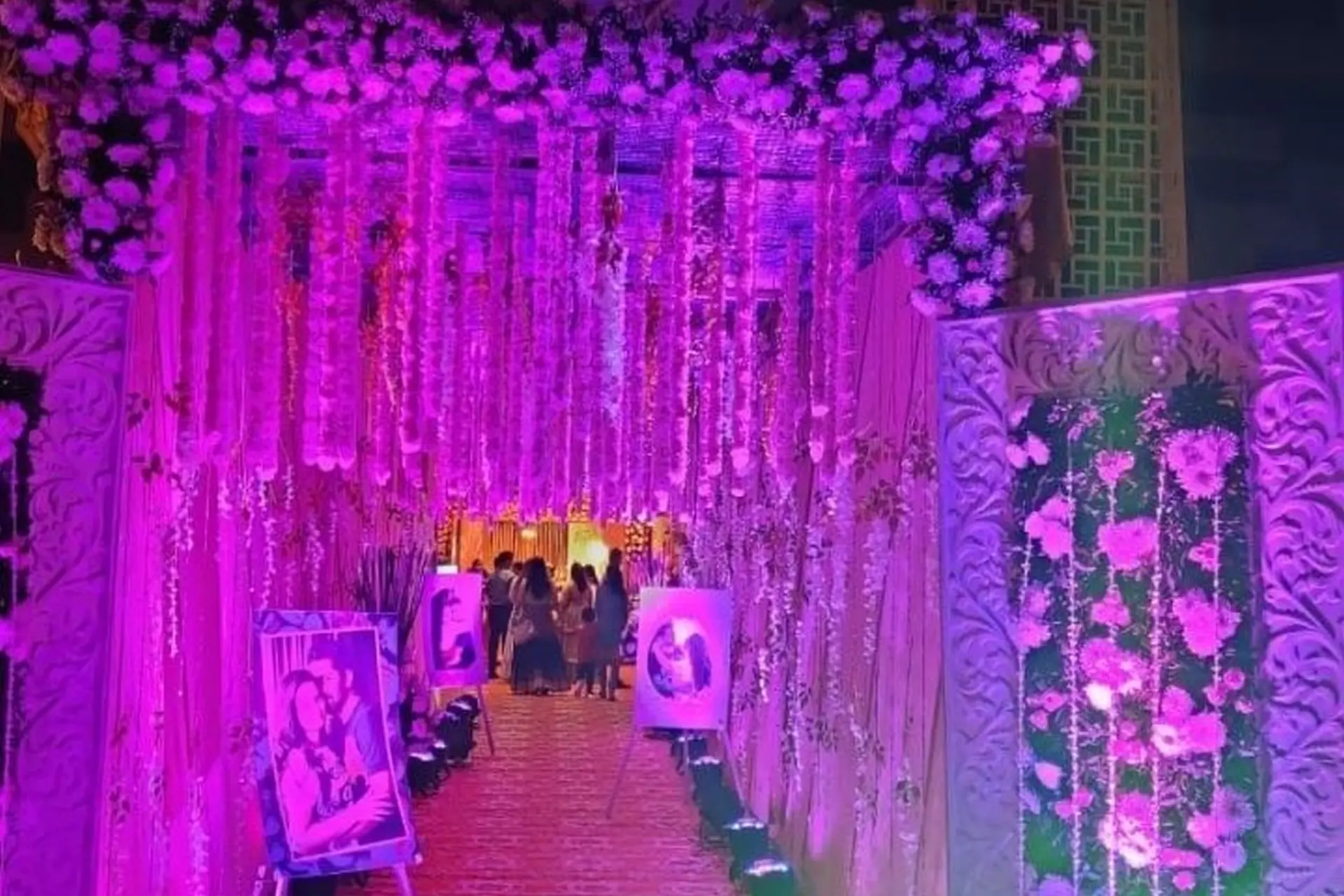 Floral Entry Decor at Nesco
