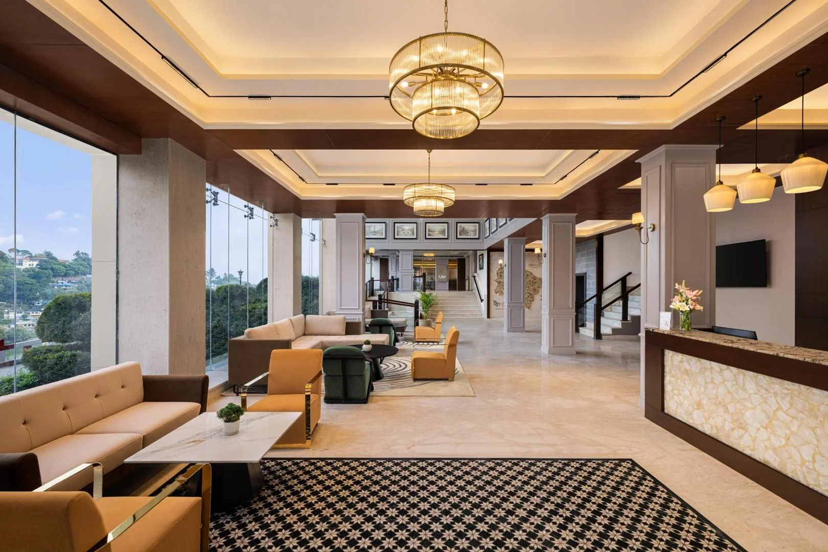Interiors of Fortune Lakeview Bhimtal