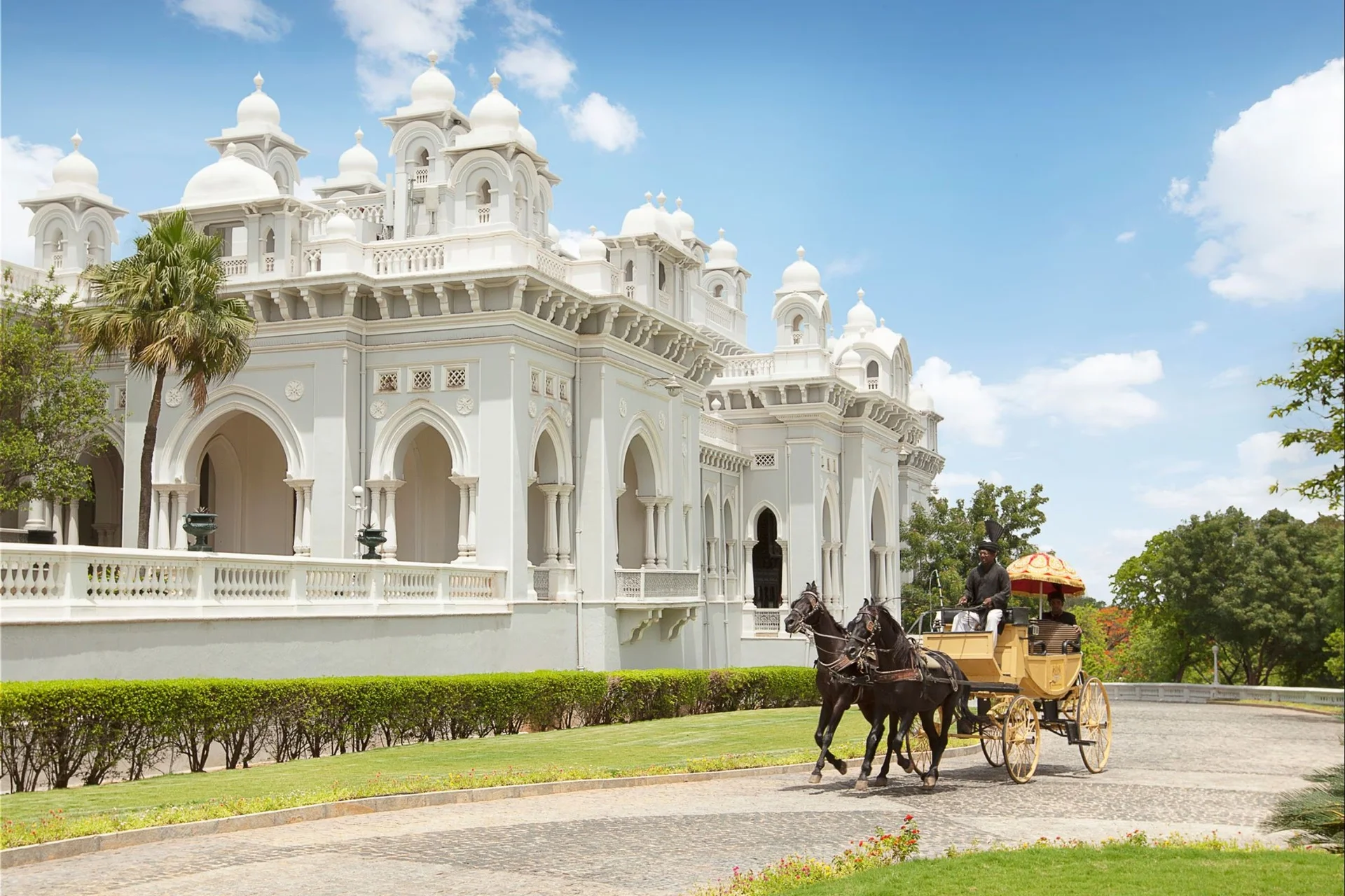 Entrance of Taj Falaknuma Palace