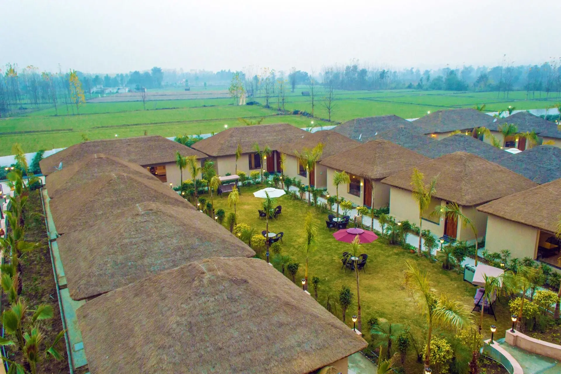 Aerial View of Corbett the Grand