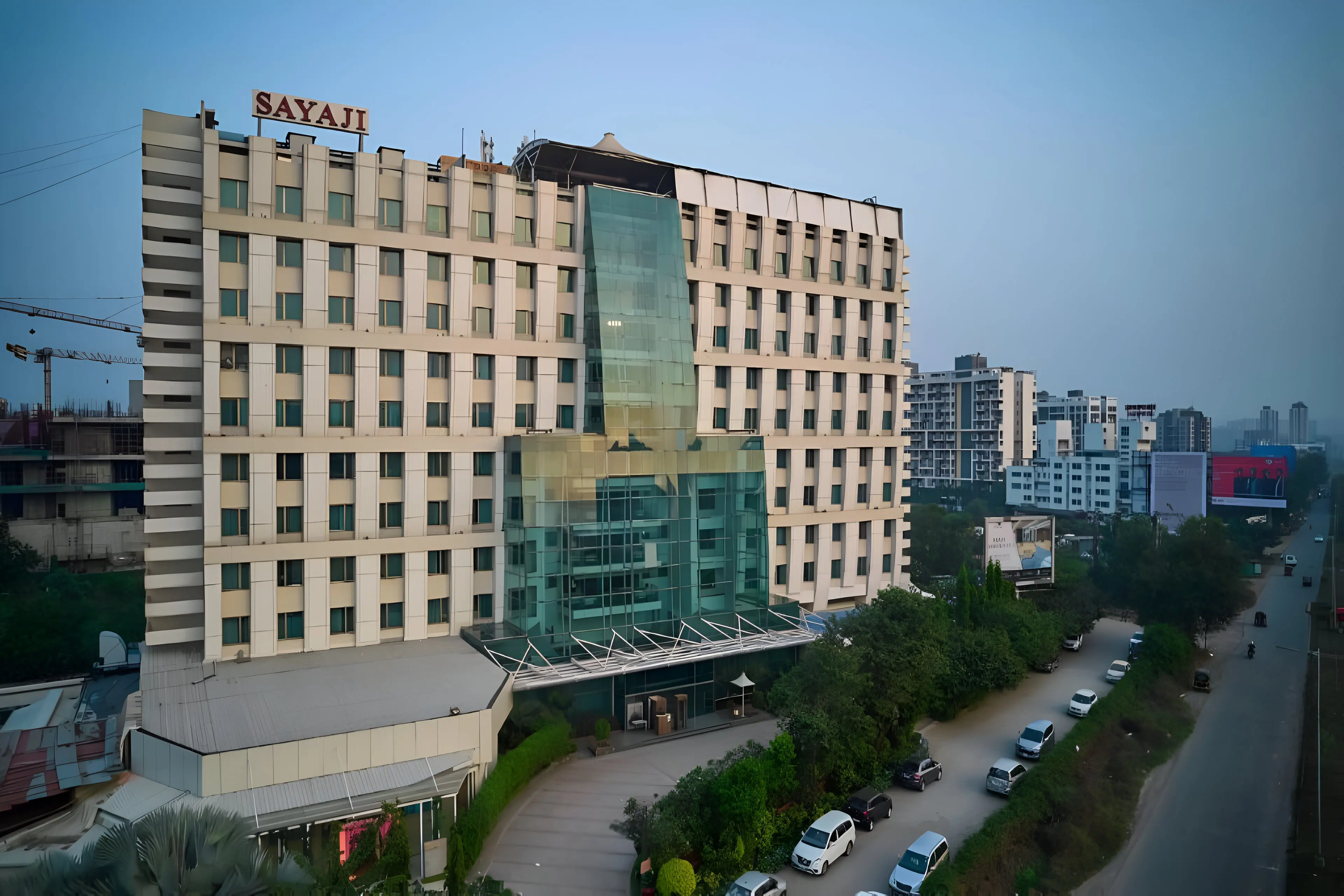 Exterior of Sayaji Hotel