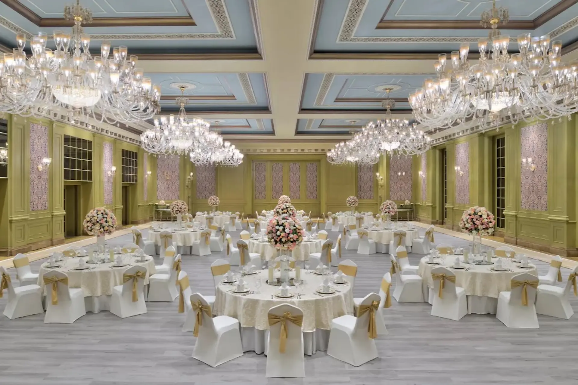 Banquet Hall of Raffles Udaipur