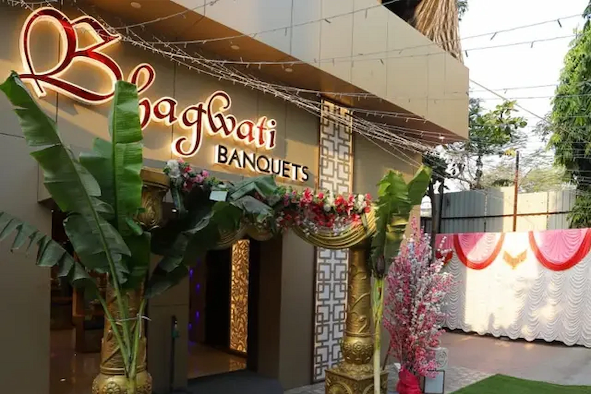 Exterior of Bhagwati Banquet