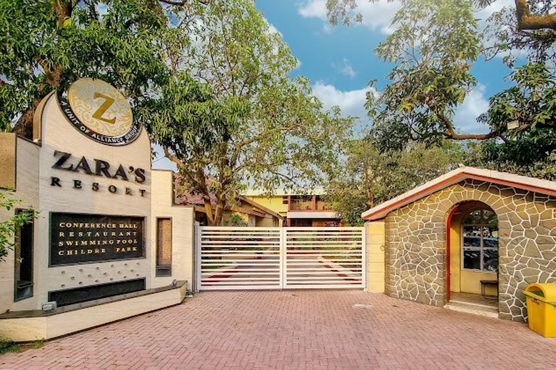 Exterior of Zara's Resort