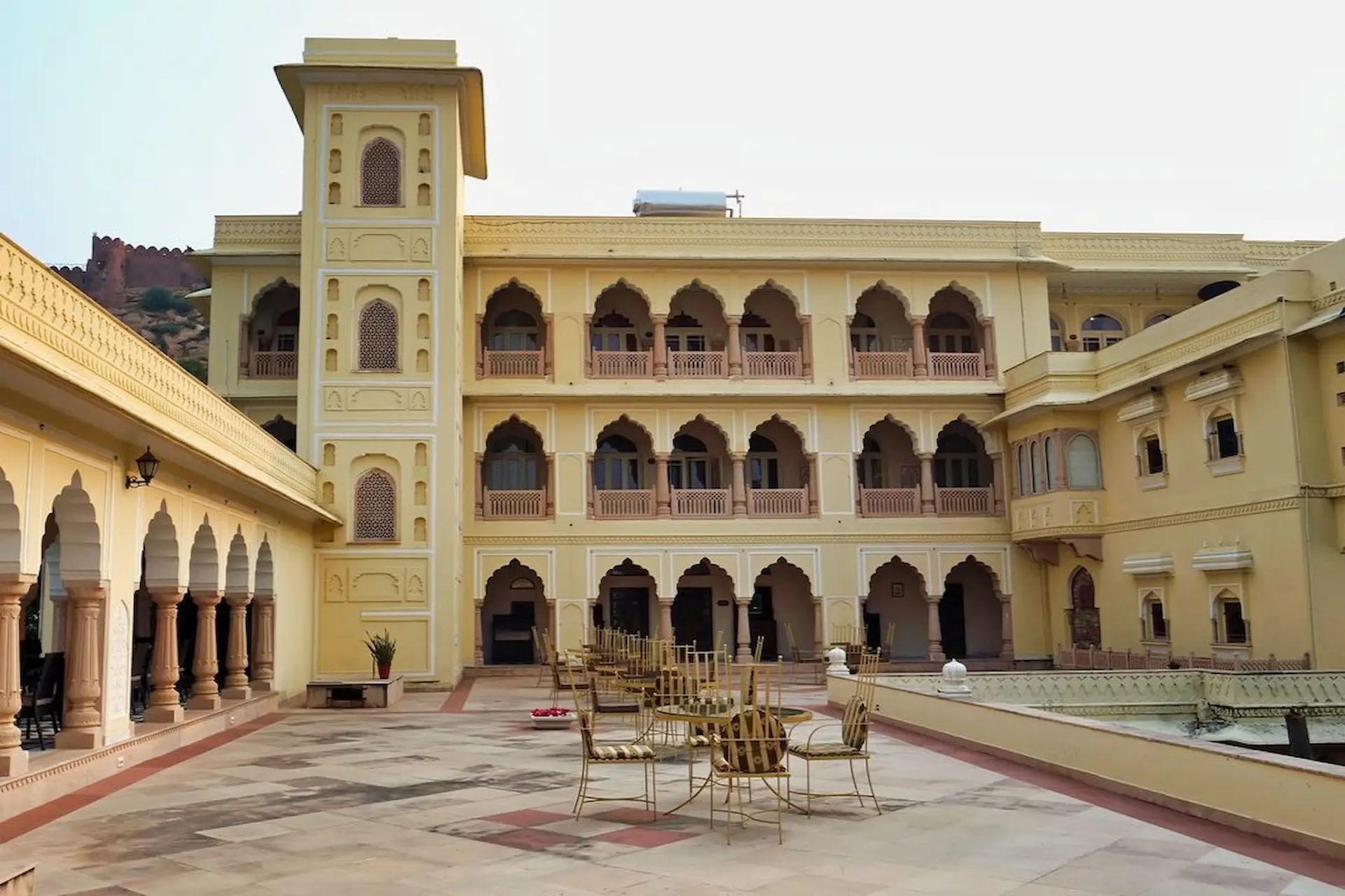 Courtyard of Mundota Fort