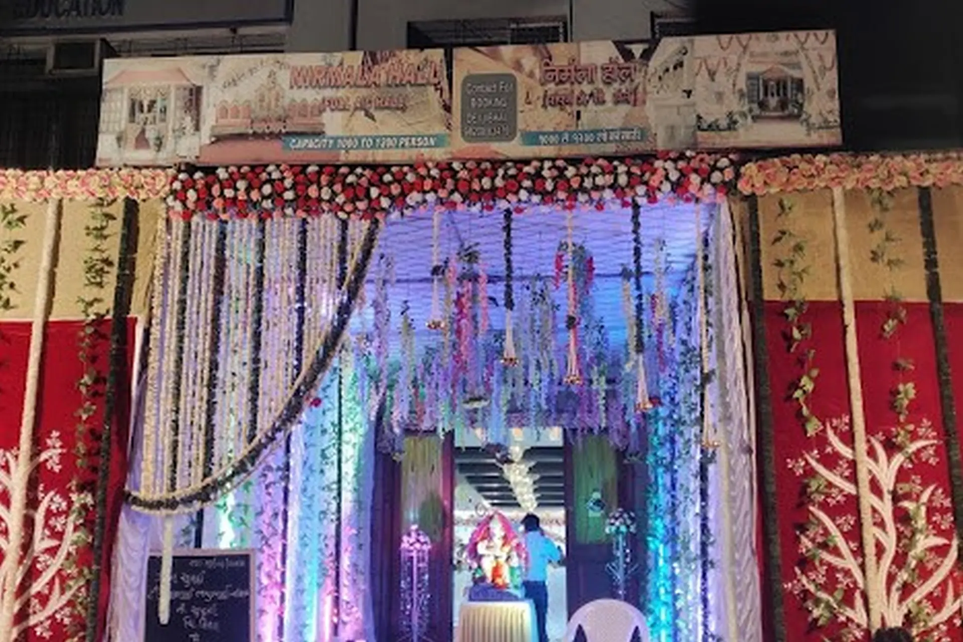 Entrance Decor of Nirmala Hall