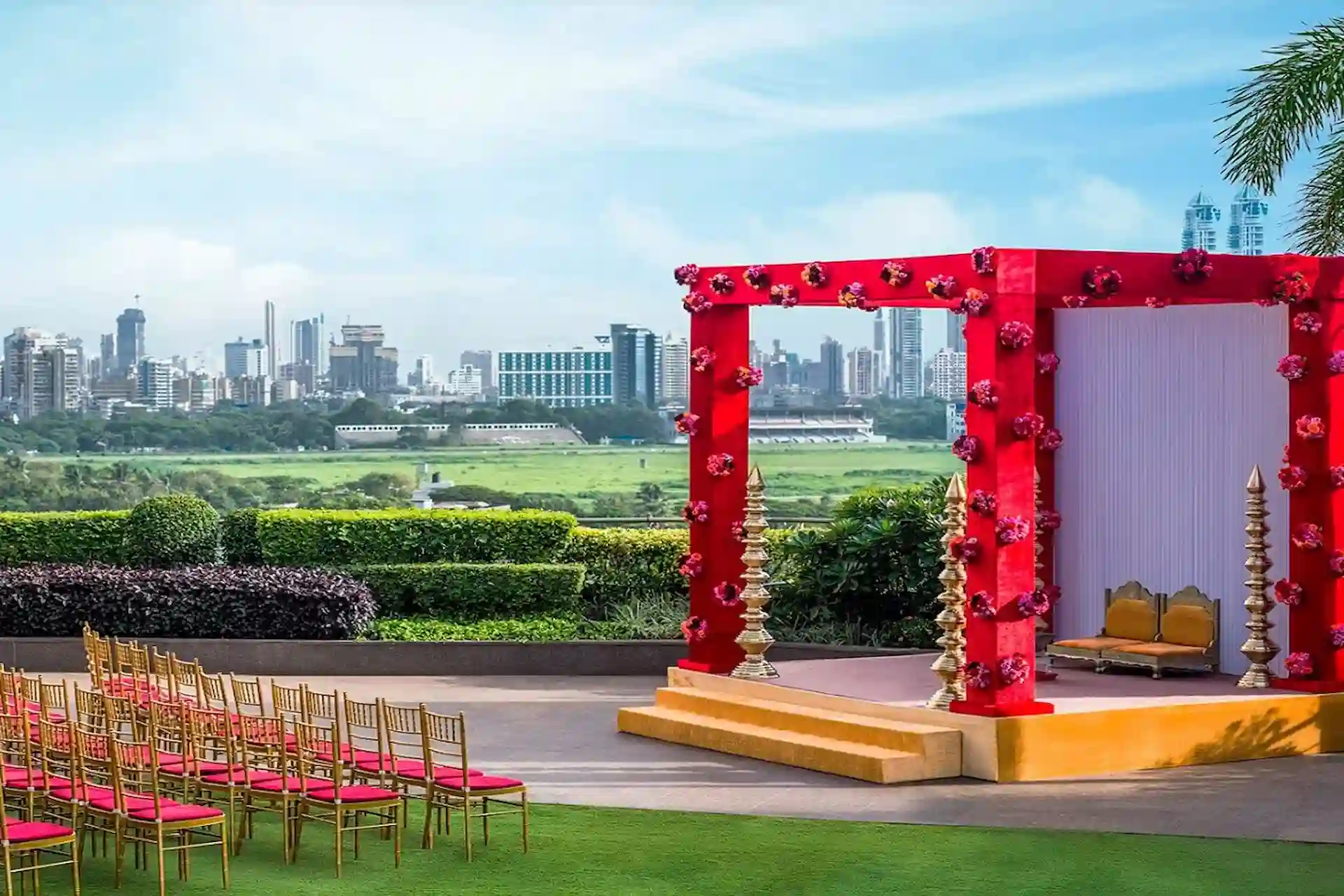 Lawn View from the St. Regis in Lower Parel, Mumbai