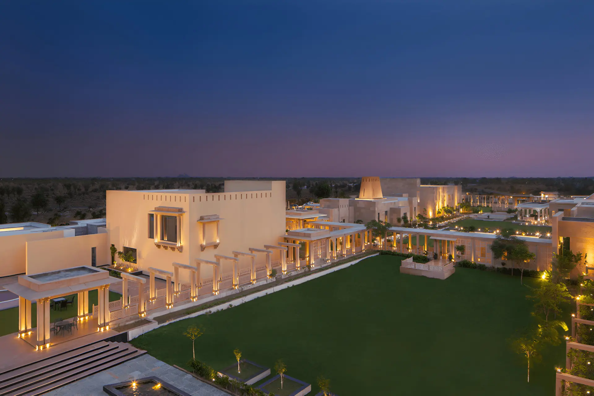 Lawn of Welcomehotel by ITC